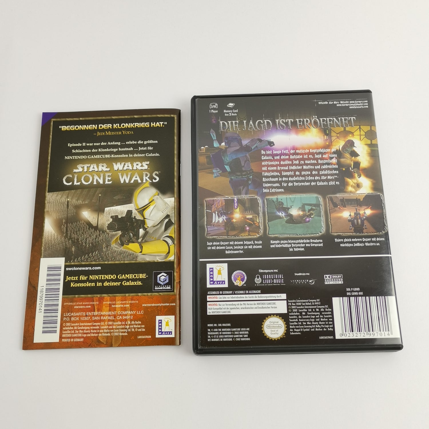 Nintendo Gamecube Spiel : Star Wars Bounty Hunter | dt. PAL OVP - Lucas Arts