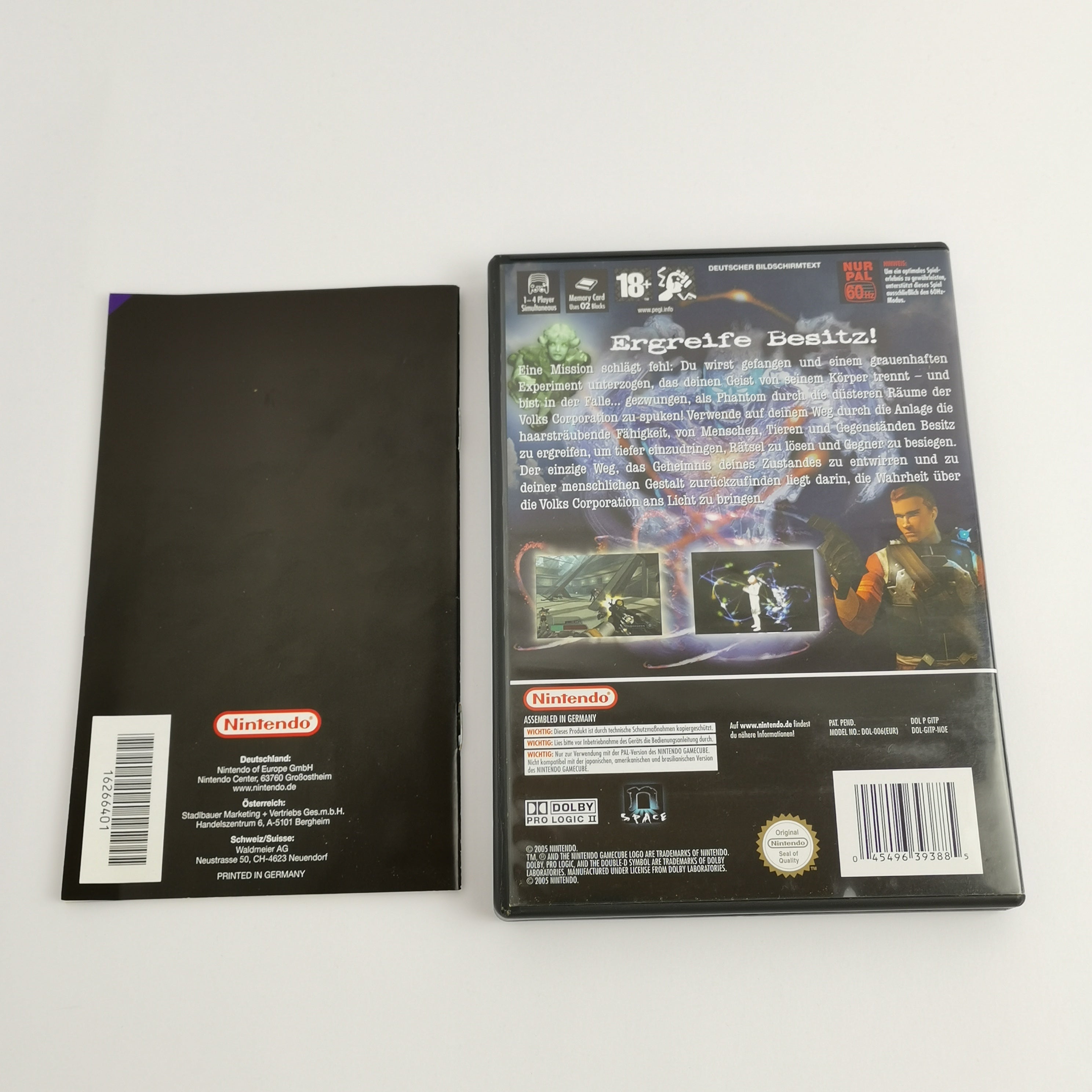 Nintendo Gamecube Spiel : Geist | dt. PAL Version - OVP USK16
