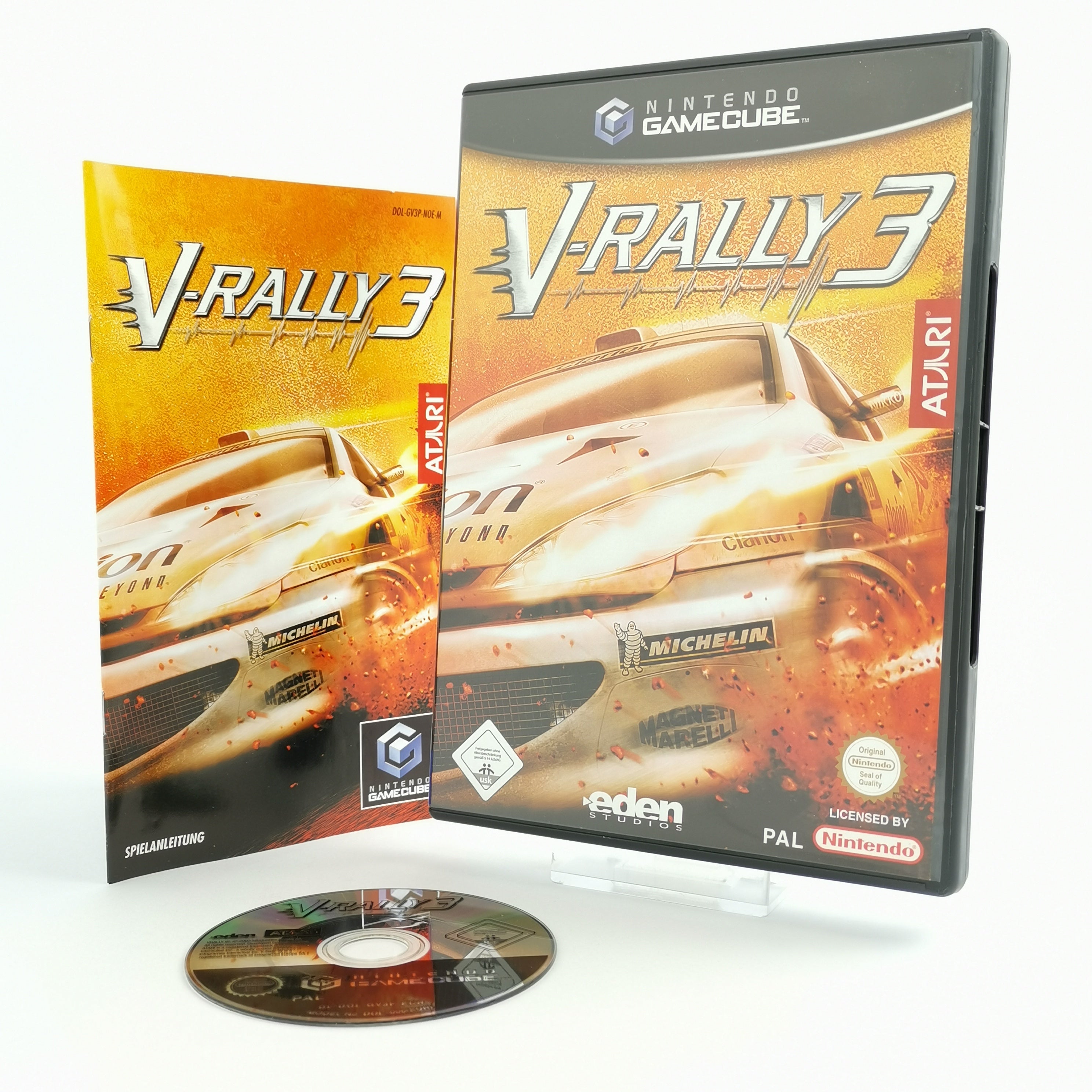 Nintendo Gamecube Spiel : V-Rally 3 | Autorennen - dt. PAL Version OVP - Atari