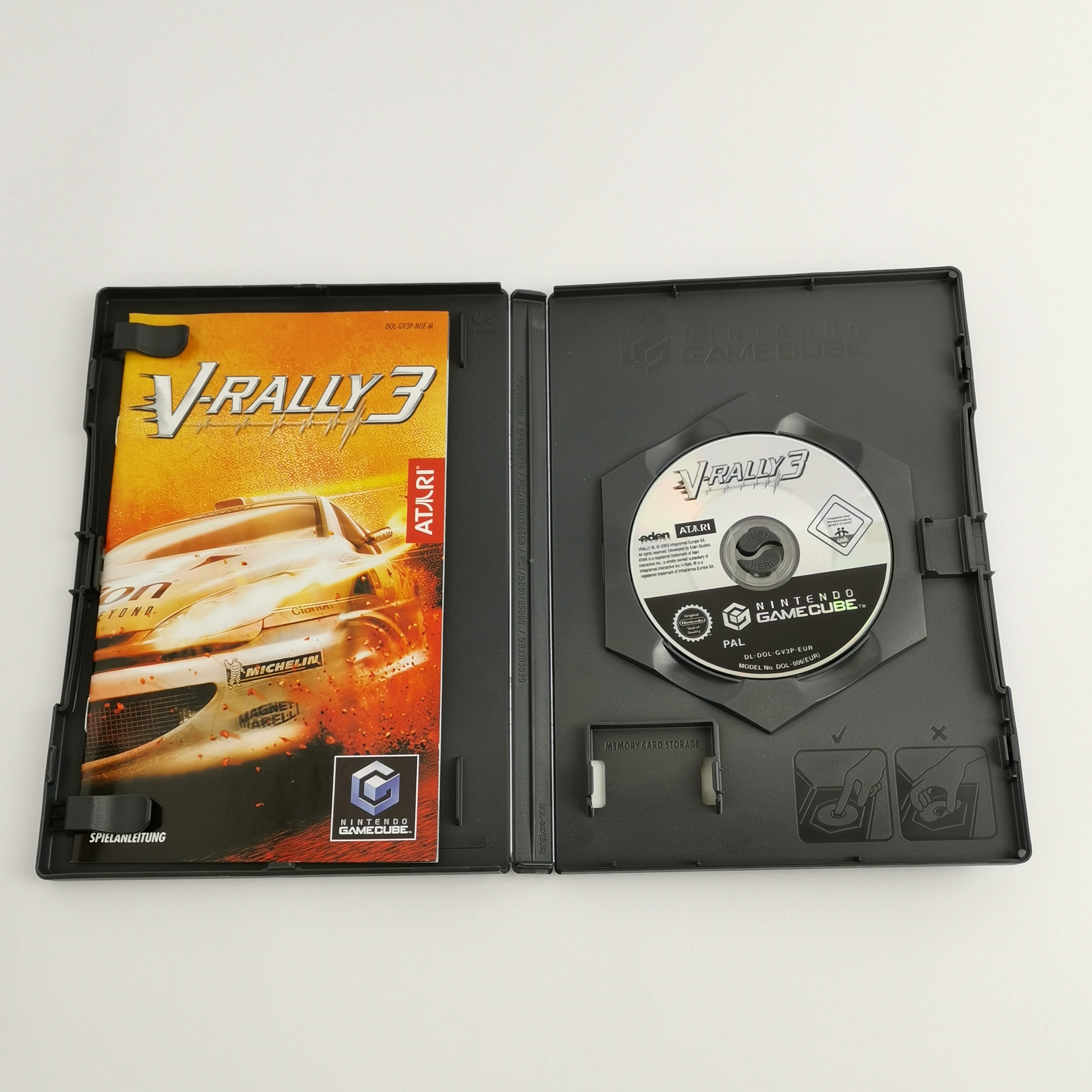 Nintendo Gamecube Spiel : V-Rally 3 | Autorennen - dt. PAL Version OVP - Atari