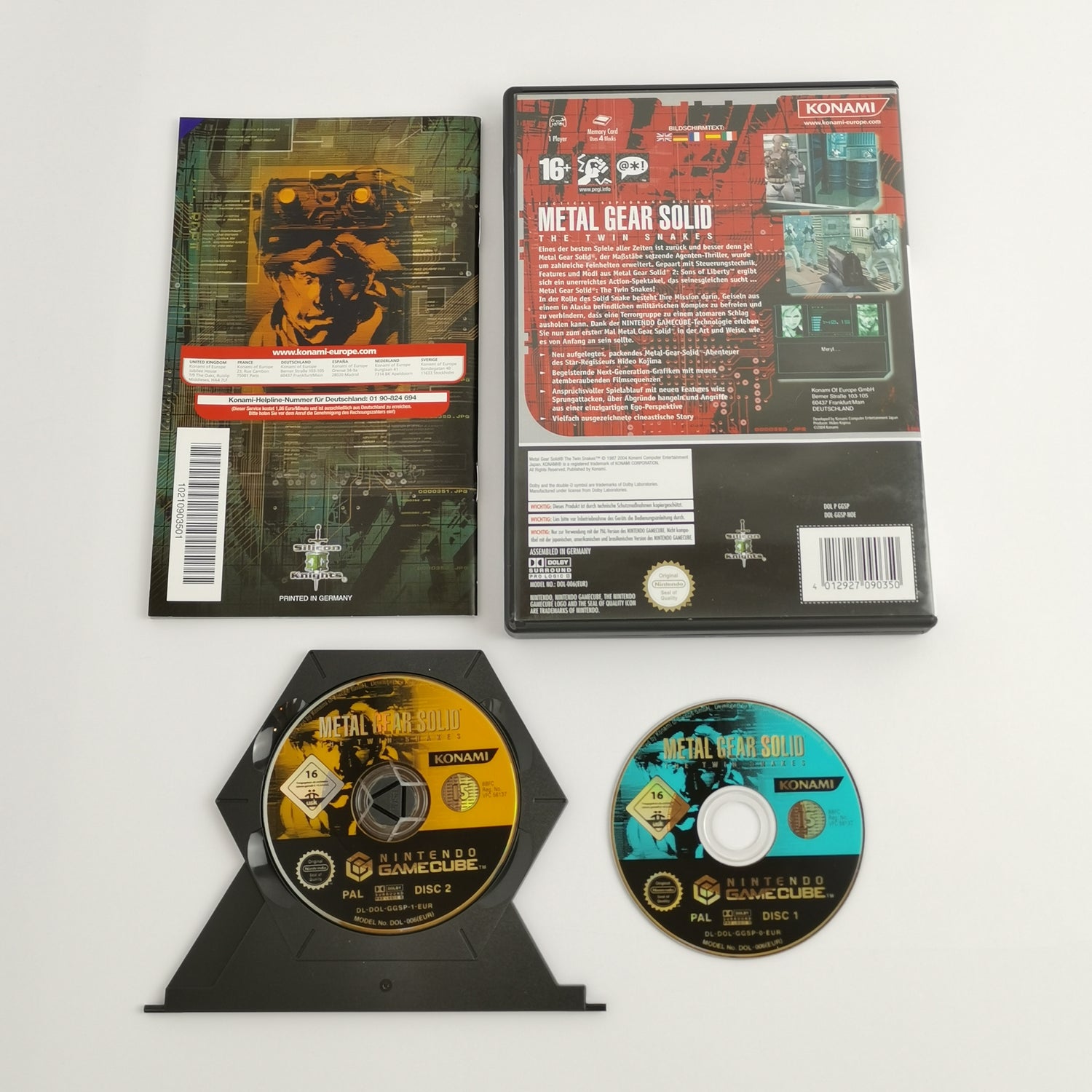 Nintendo Gamecube Game: Metal Gear Solid The Twin Snakes | Hideo Kojima - original packaging