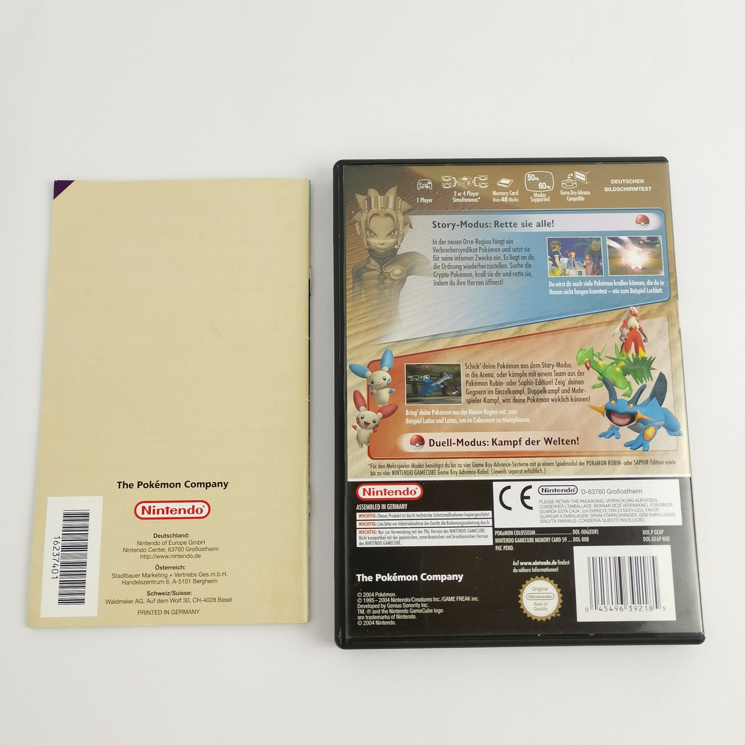 Nintendo Gamecube Game: Pokemon Colosseum | The Pok. Company - German PAL OVP