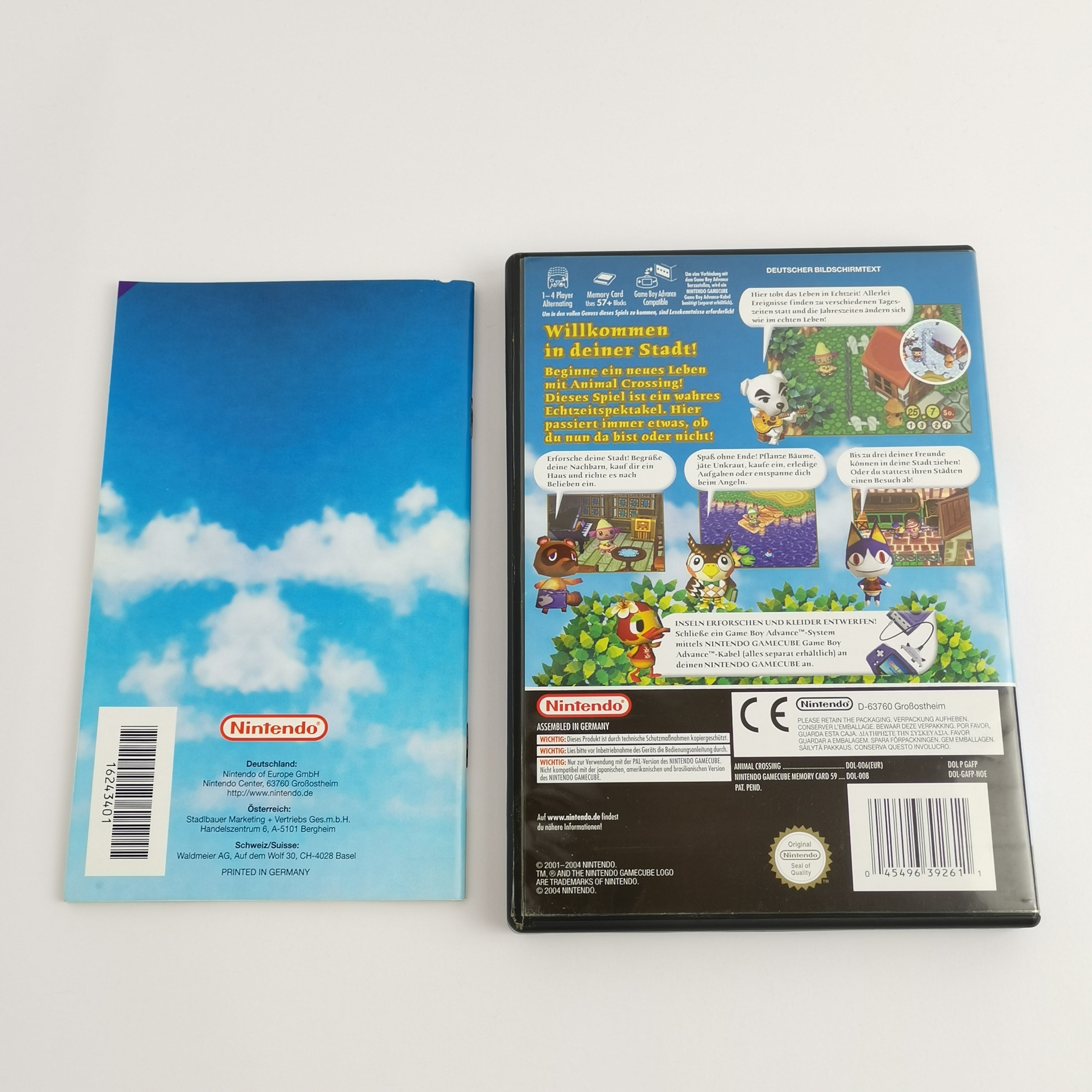 Nintendo Gamecube Spiel : Animal Crossing | dt. PAL Version - OVP