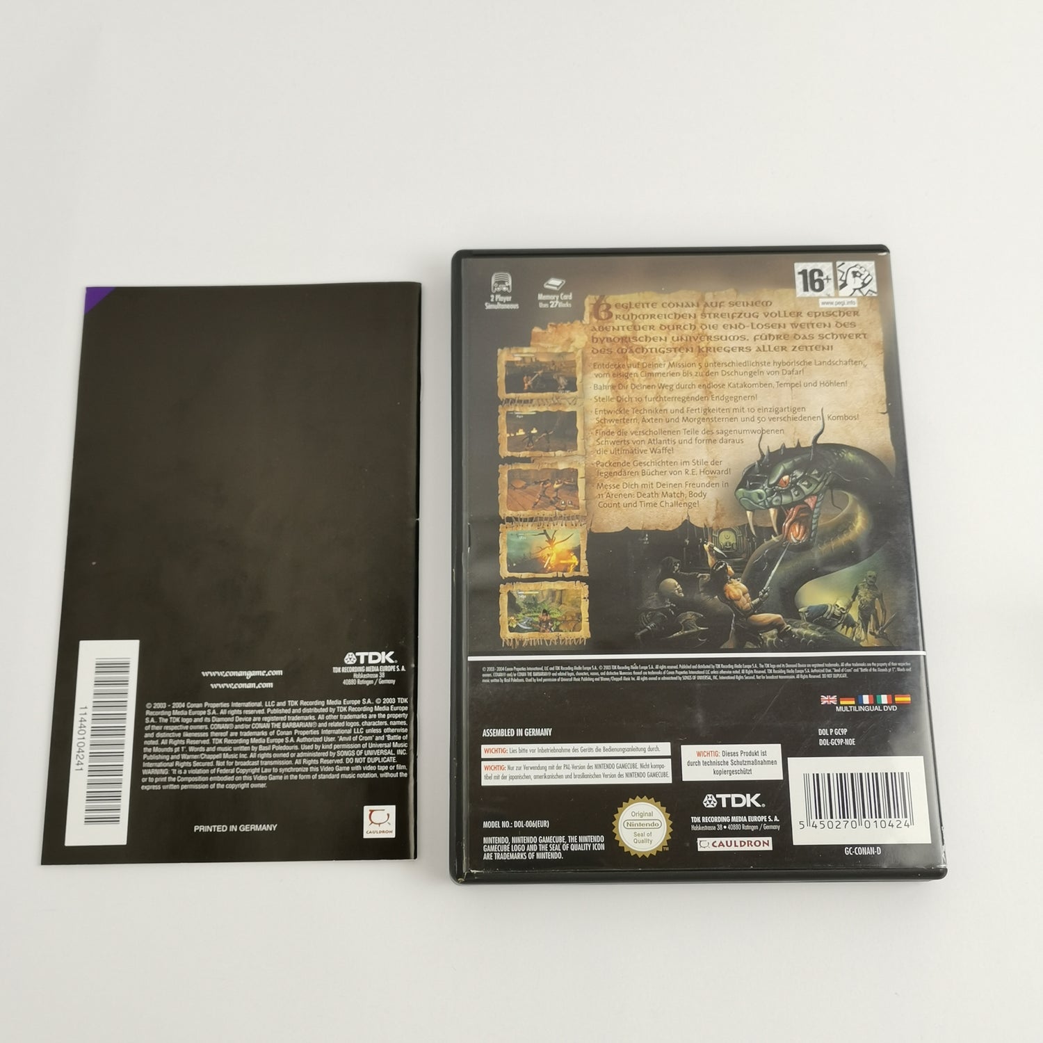 Nintendo Gamecube Spiel : Conan - TDK | OVP - dt. PAL Version