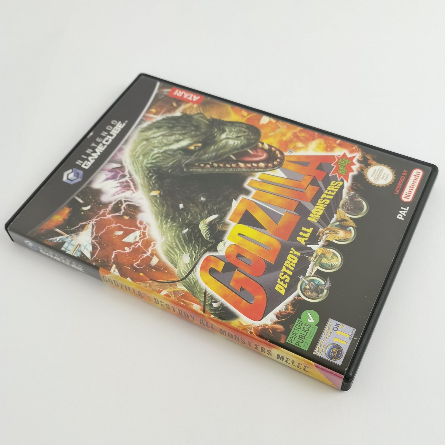 Nintendo Gamecube Spiel : Godzilla Destroy All Monsters Melee | OVP - PAL