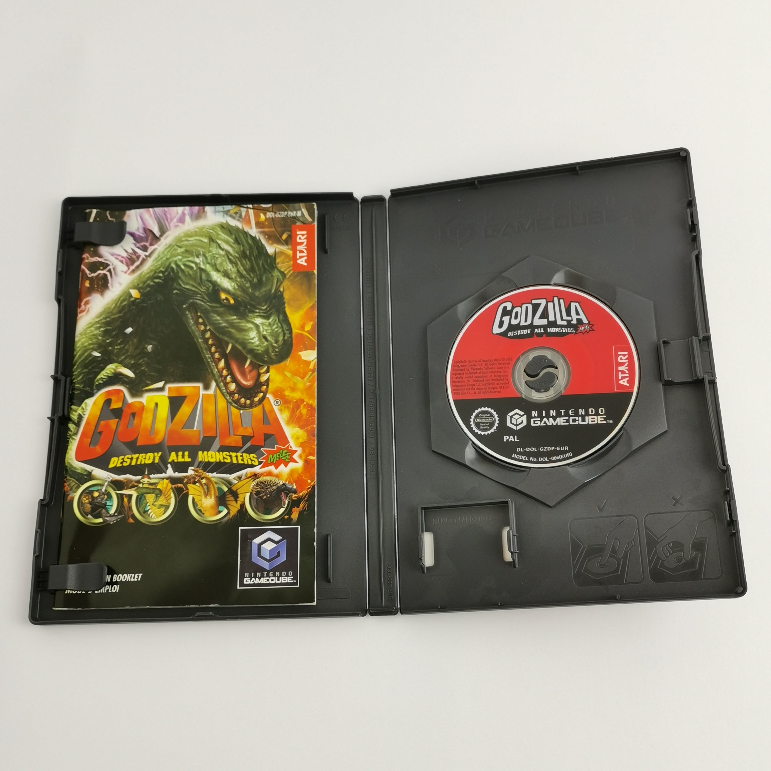 Nintendo Gamecube Spiel : Godzilla Destroy All Monsters Melee | OVP - PAL