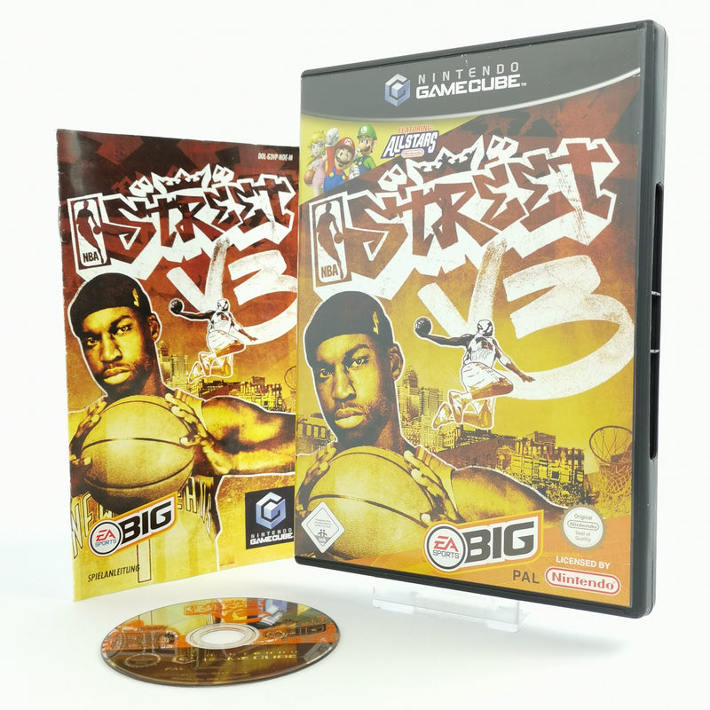 Nintendo Gamecube Game : NBA Street V3 - Basketball | German PAL version - original packaging