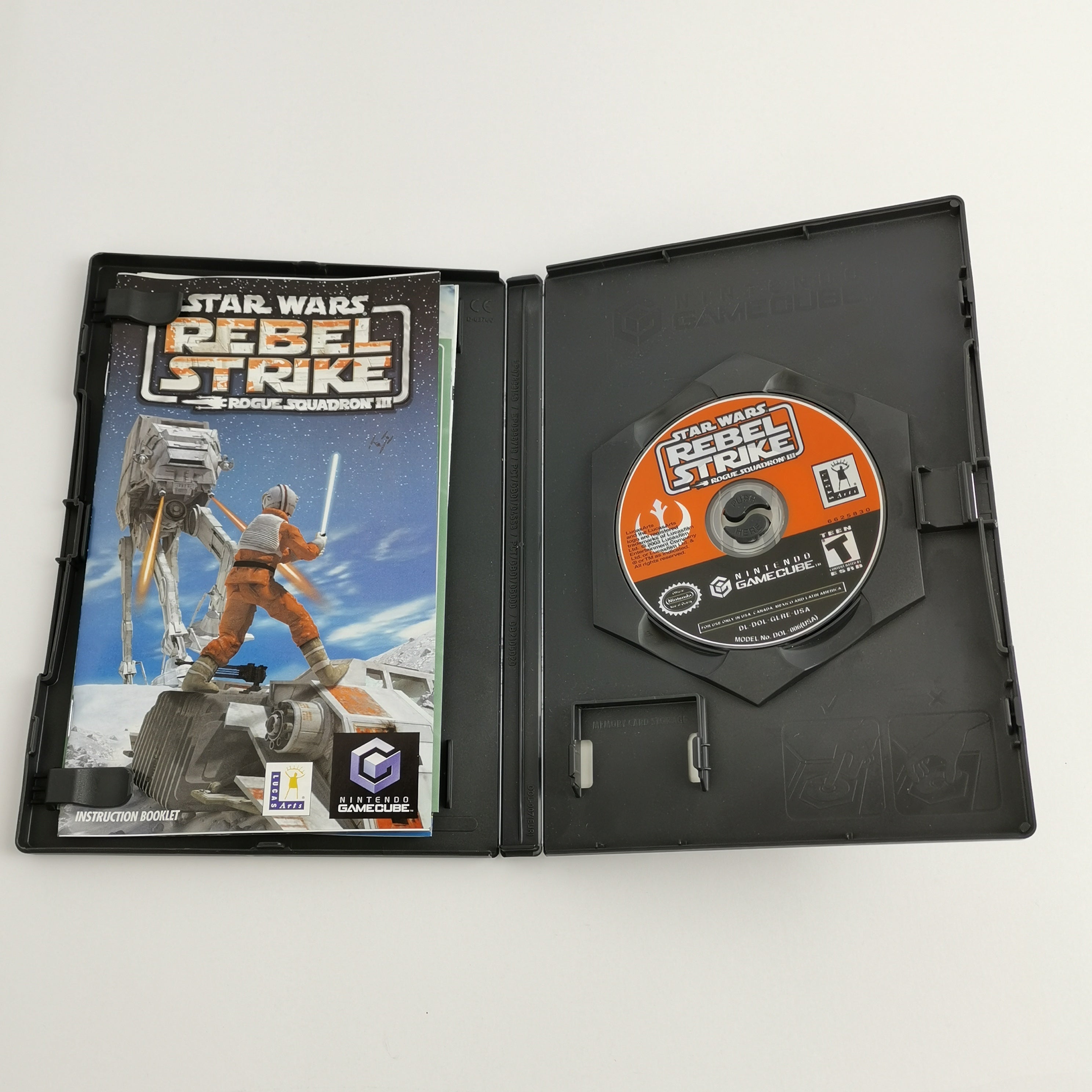 Nintendo Gamecube Spiel : Star Wars Rebel Strike Rogue Squadron III | USA - OVP