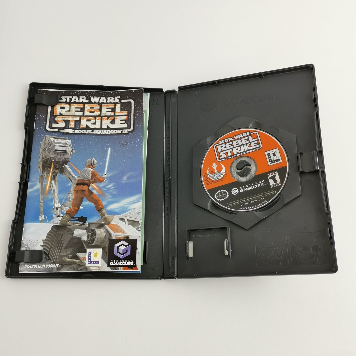 Nintendo Gamecube Game: Star Wars Rebel Strike Rogue Squadron III | USA - original packaging