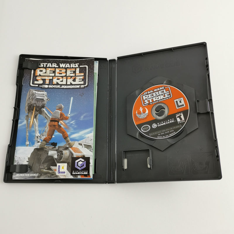 Nintendo Gamecube Game: Star Wars Rebel Strike Rogue Squadron III | USA - original packaging