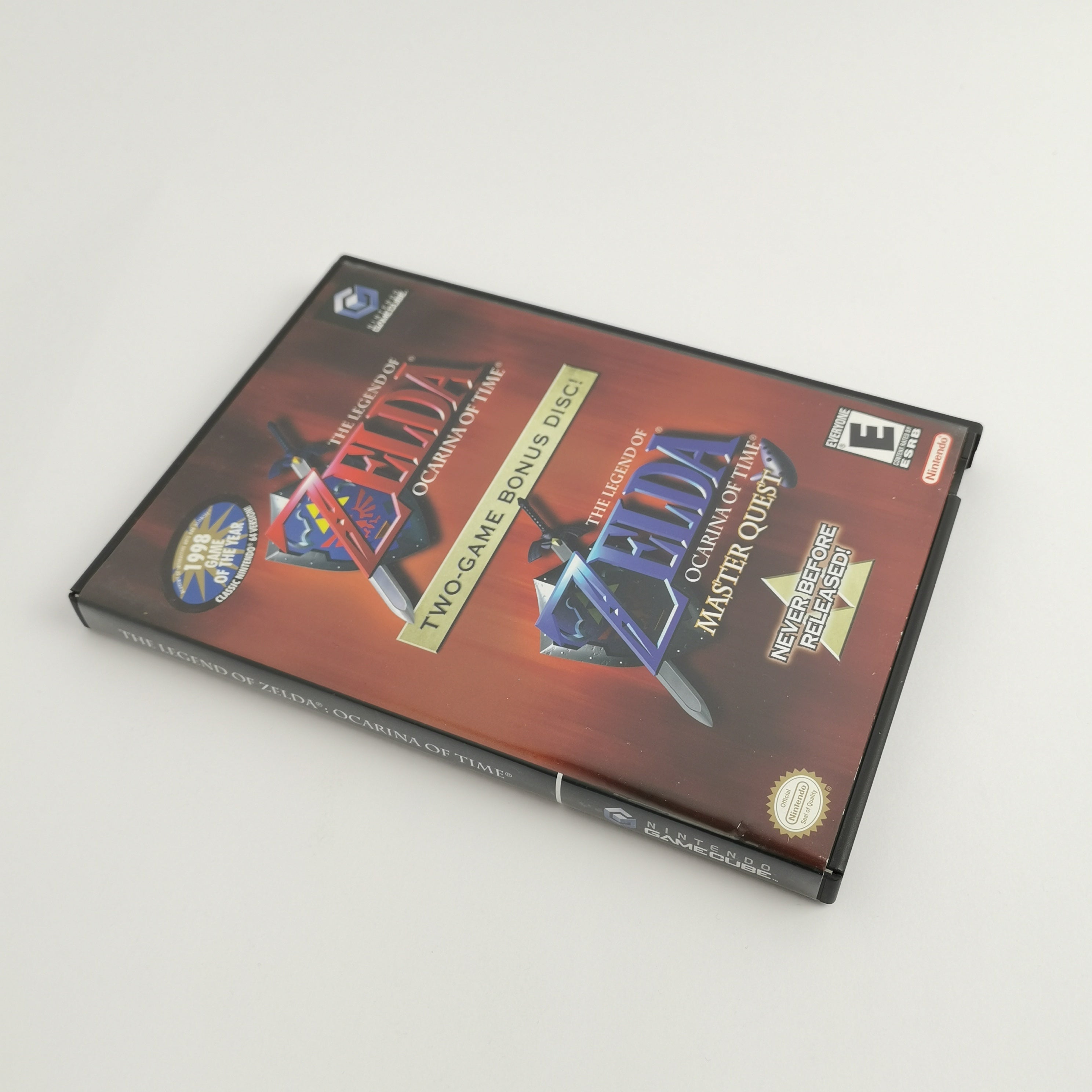 Nintendo Gamecube Spiel : The Legend of Zelda Ocarina of Time & Master Quest USA