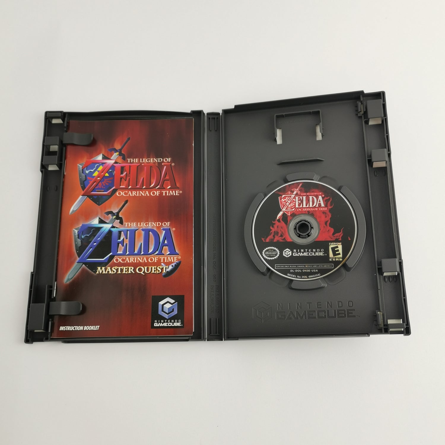 Nintendo Gamecube Spiel : The Legend of Zelda Ocarina of Time & Master Quest USA