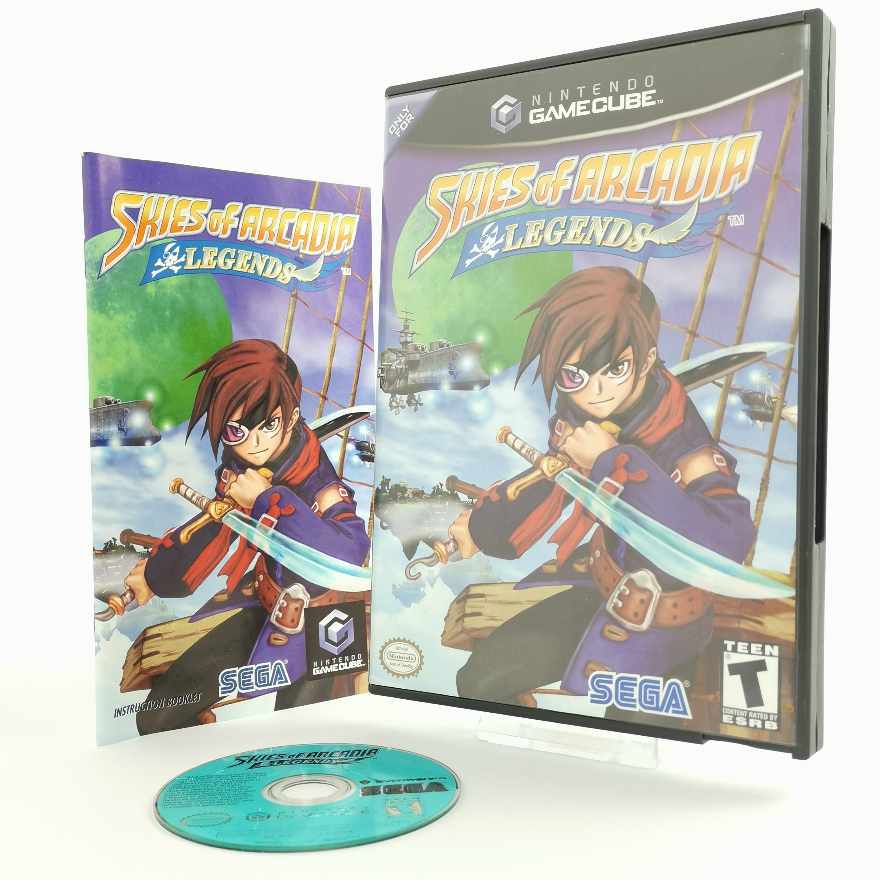 amerikanisches Nintendo Gamecube Spiel : Skies of Arcadia Legends | USA Sega OVP