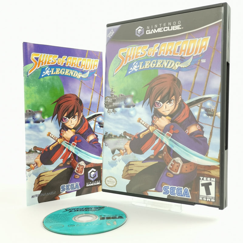 American Nintendo Gamecube game: Skies of Arcadia Legends | USA Sega original packaging