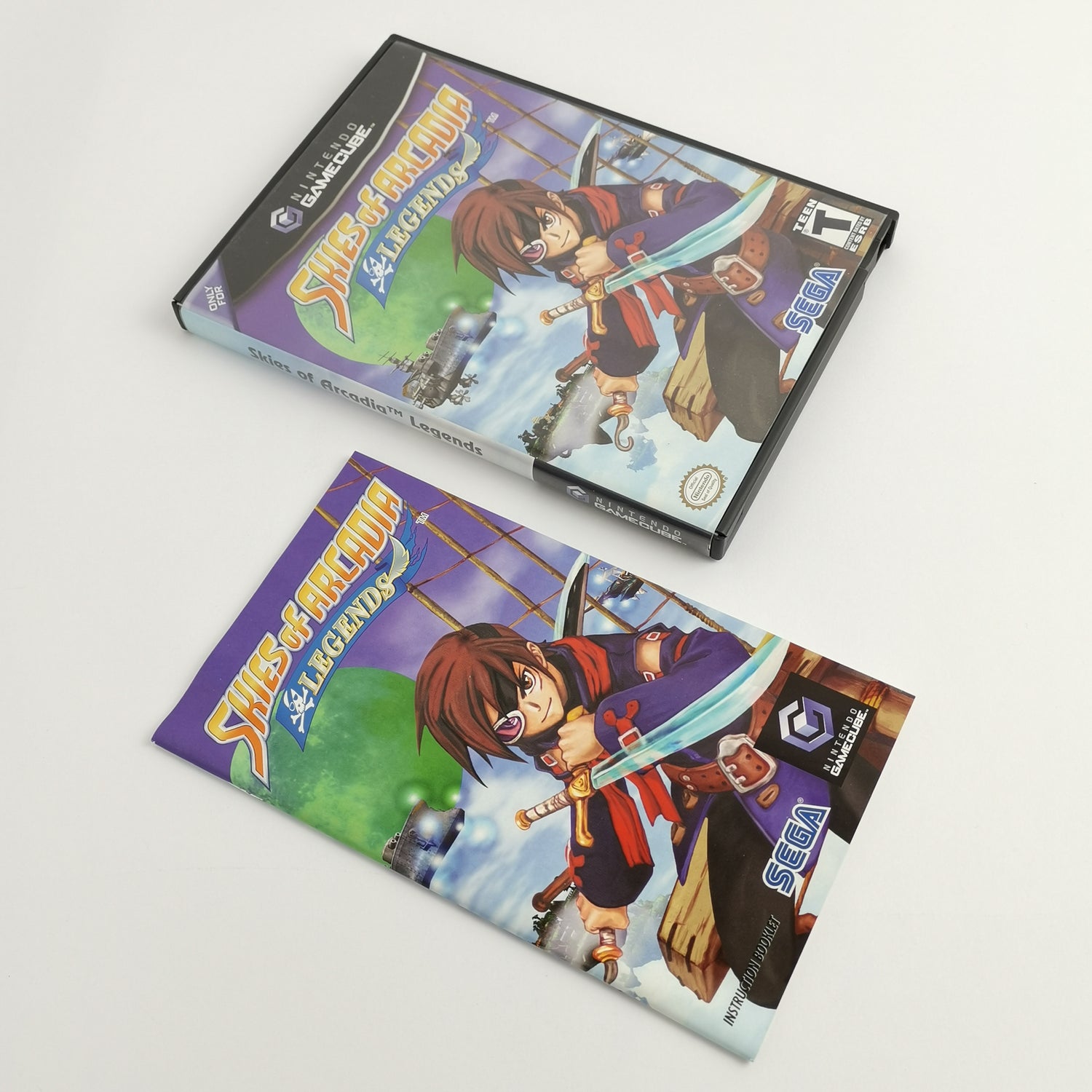 American Nintendo Gamecube game: Skies of Arcadia Legends | USA Sega original packaging
