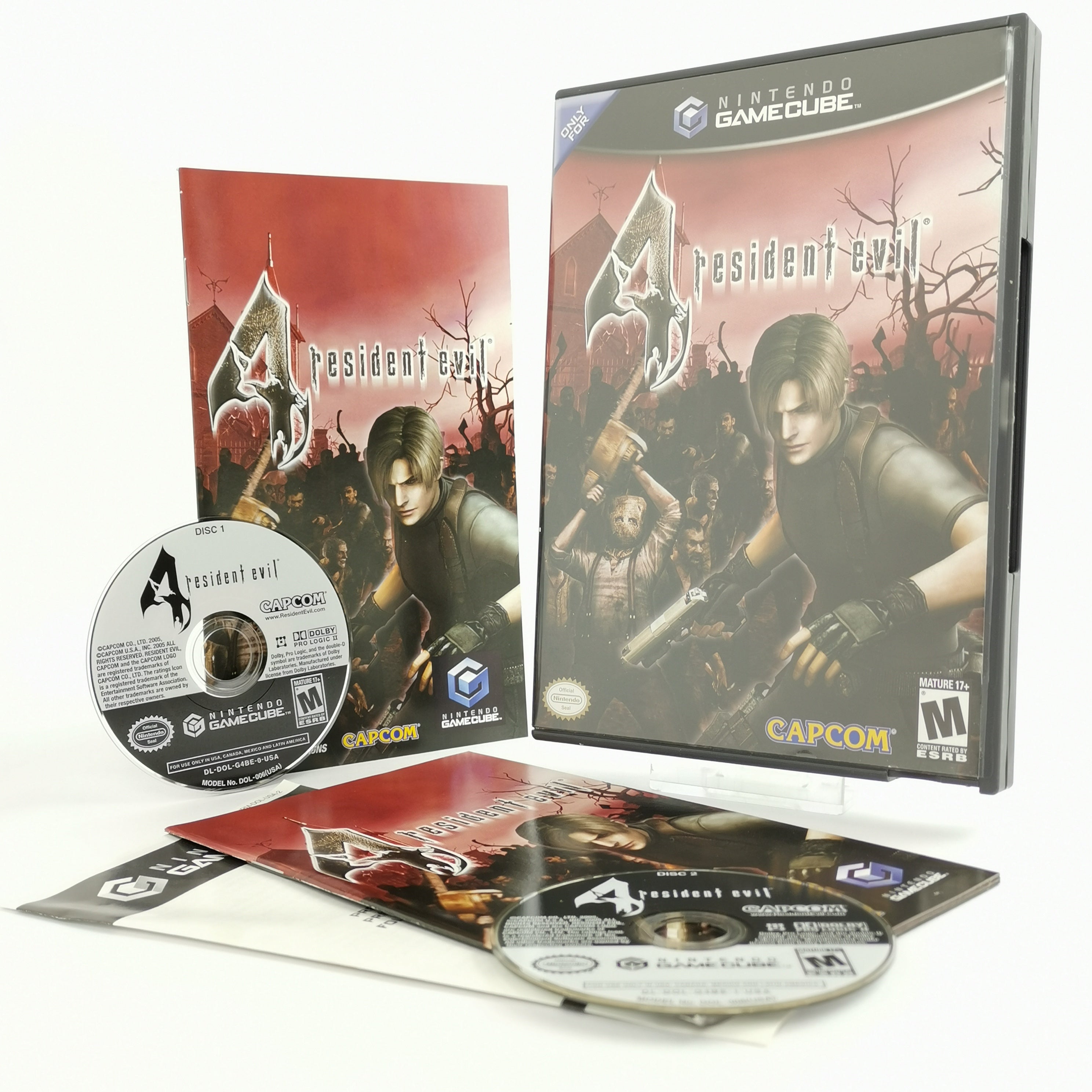Nintendo Gamecube Spiel : Resident Evil 4 | US-Version - OVP - Capcom - USK18