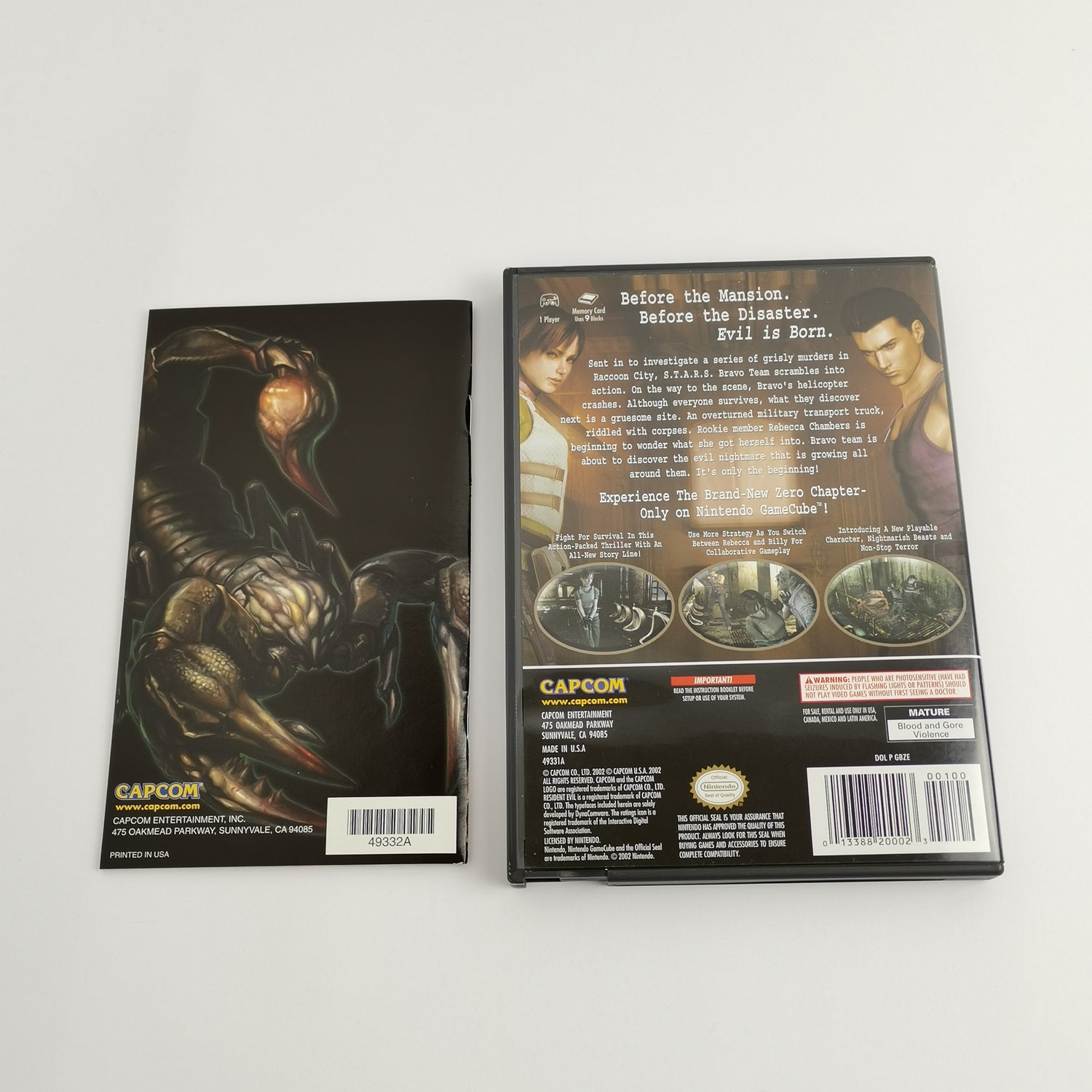 Nintendo Gamecube Game: Resident Evil Zero | US version - original packaging - Capcom - USK18