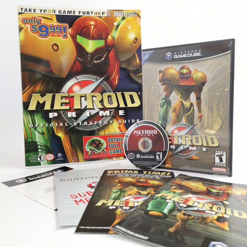 Nintendo Gamecube Spiel : Metroid Prime + Official Strategy Guide | US-Version