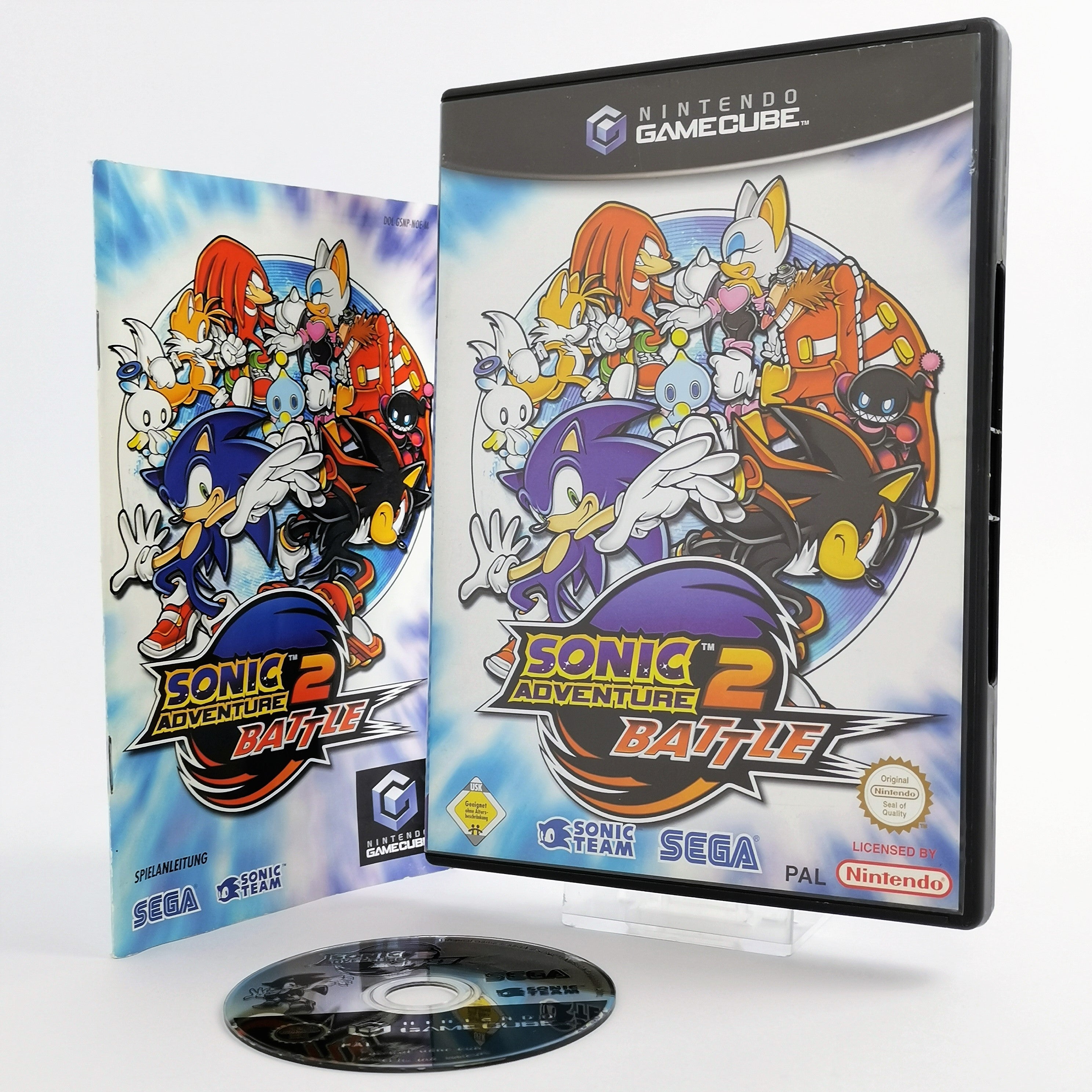 Nintendo Gamecube Spiel : Sonic Adventure Battle 2 | dt. PAL Version - OVP SEGA