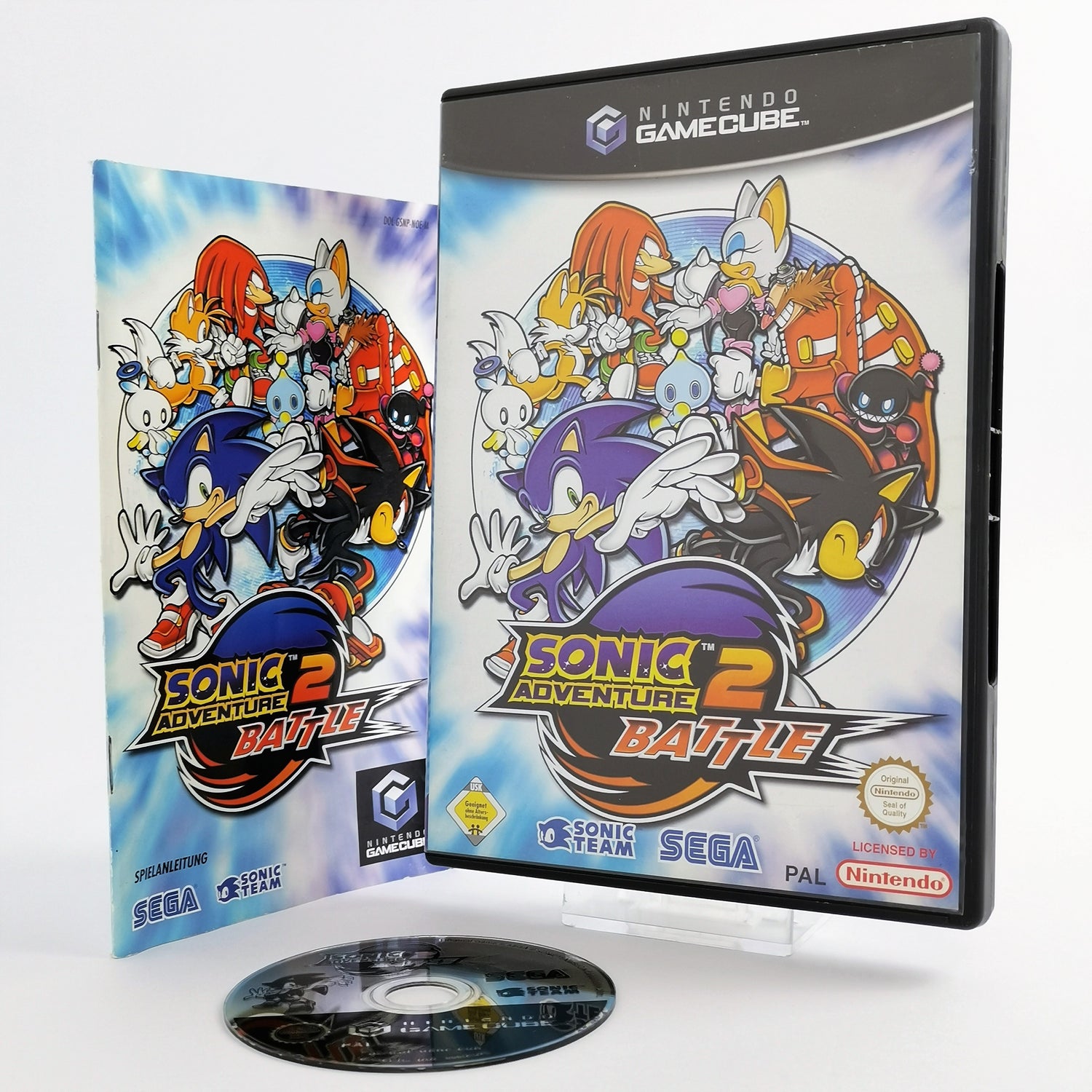 Nintendo Gamecube Spiel : Sonic Adventure Battle 2 | dt. PAL Version - OVP SEGA
