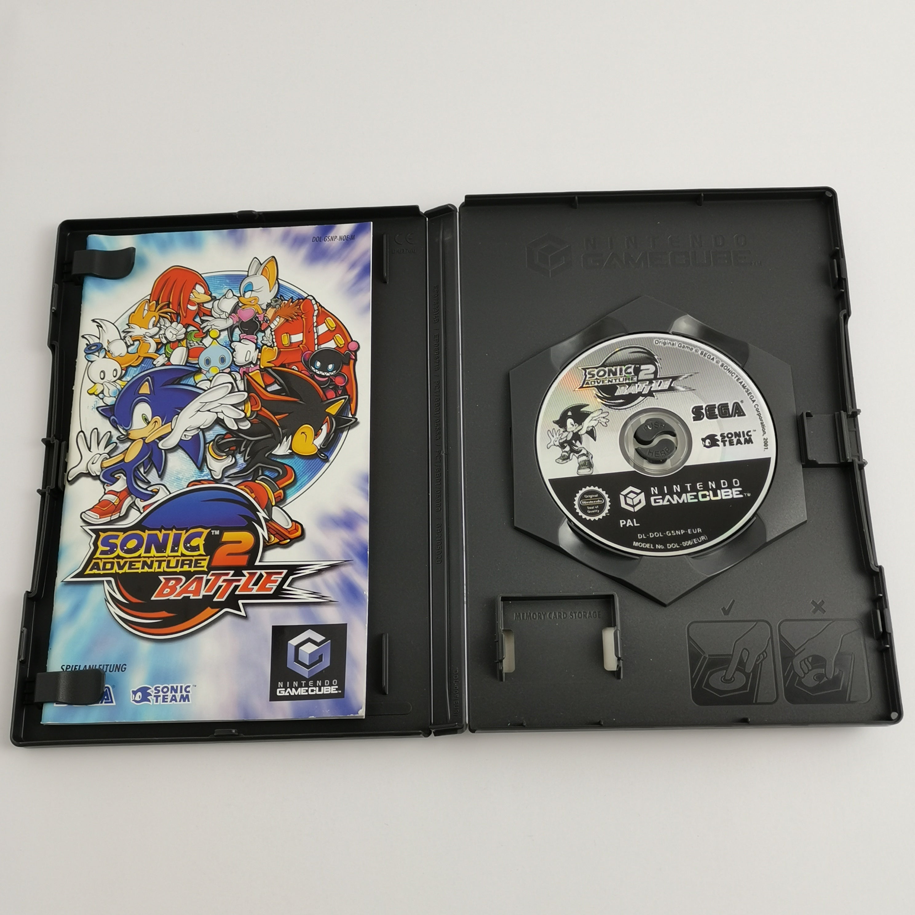 Nintendo Gamecube Spiel : Sonic Adventure Battle 2 | dt. PAL Version - OVP SEGA