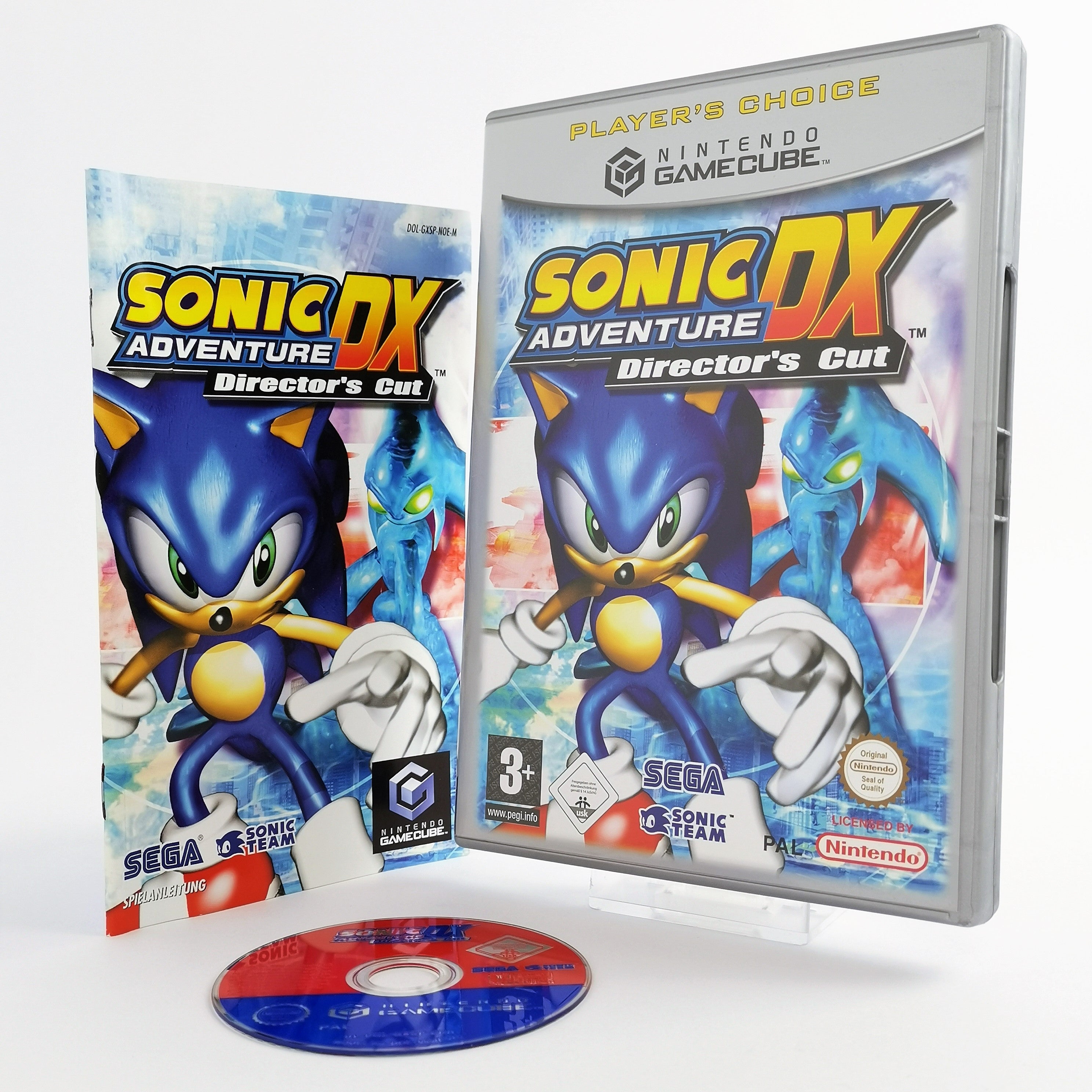 Nintendo Gamecube Spiel : Sonic Adventure DX | dt. PAL Version - OVP SEGA