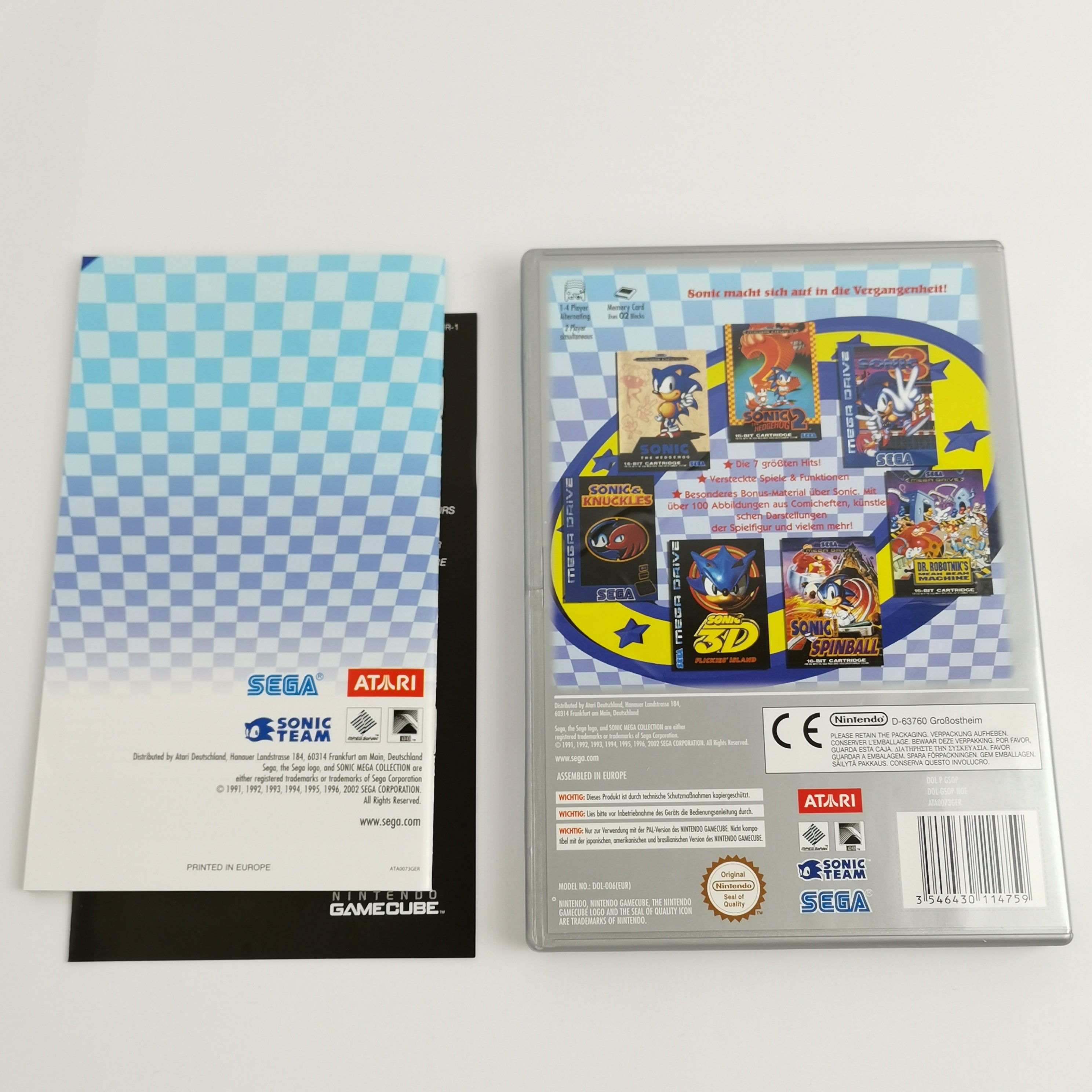 Nintendo Gamecube Spiel : Sonic Mega Collection - Players Choice | PAL OVP SEGA