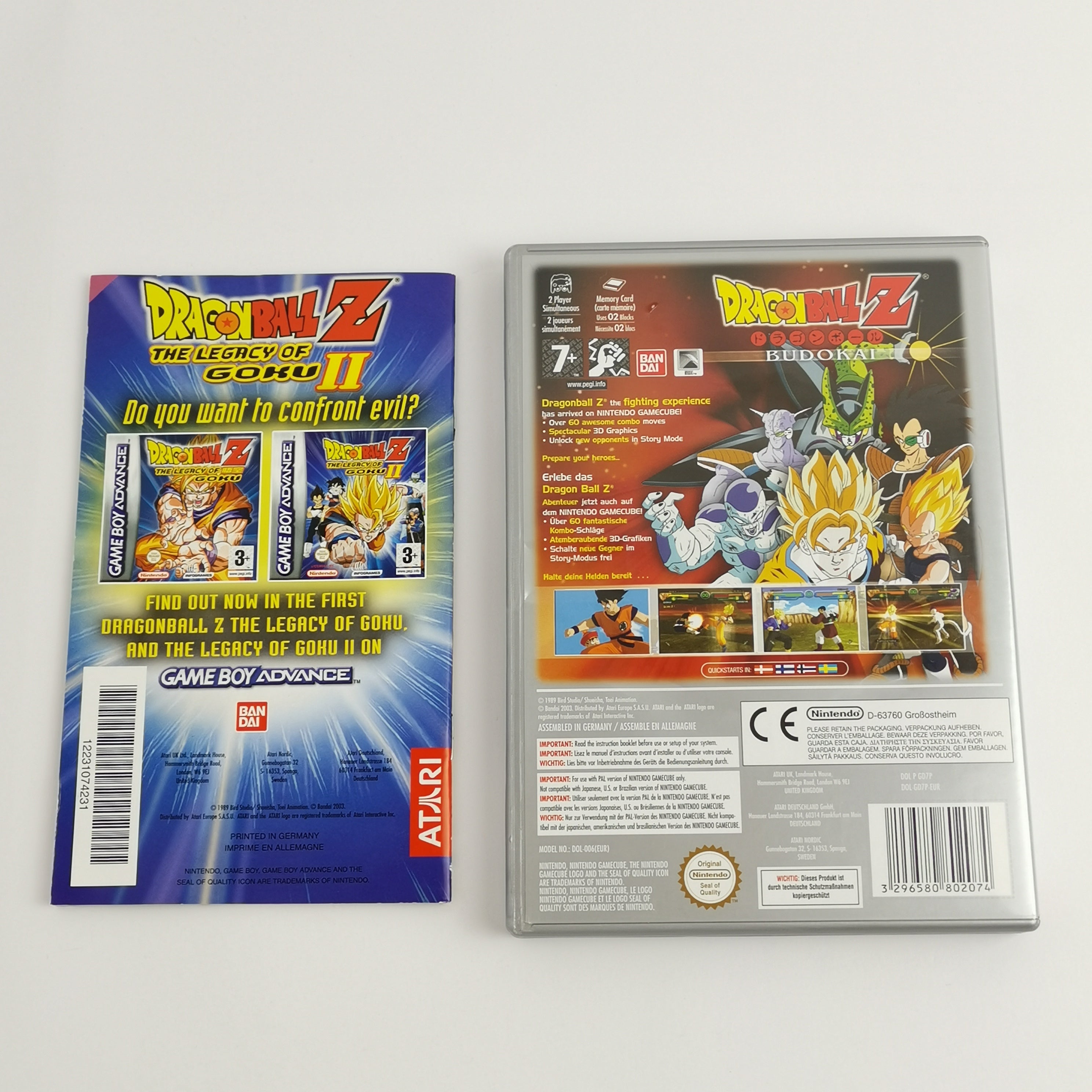 Nintendo Gamecube Spiel : Dragonball Z Budokai - Players Choice | PAL OVP Bandai