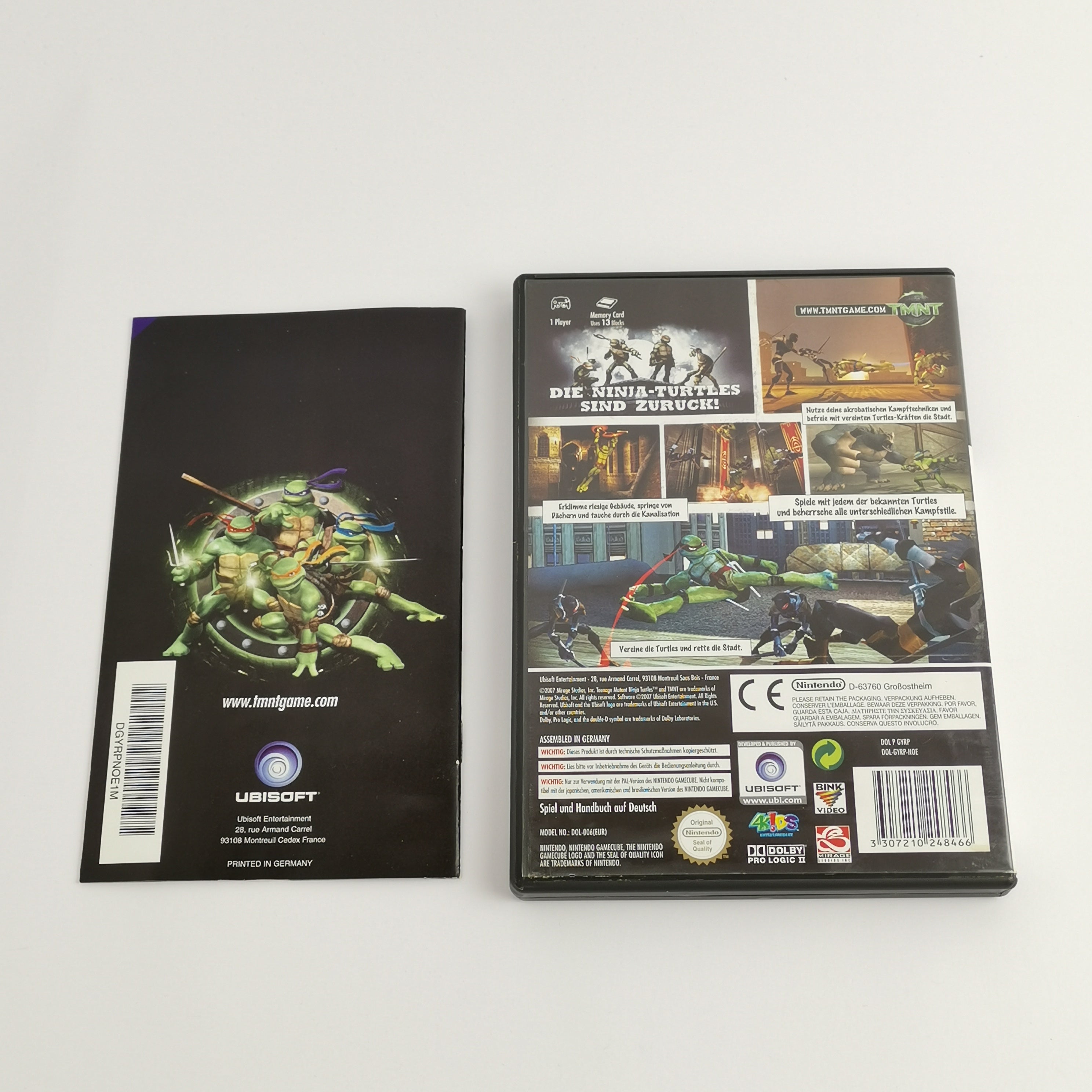 Nintendo Gamecube Spiel : TMNT Teenage Mutant Ninja Turtles | PAL OVP - Ubisoft