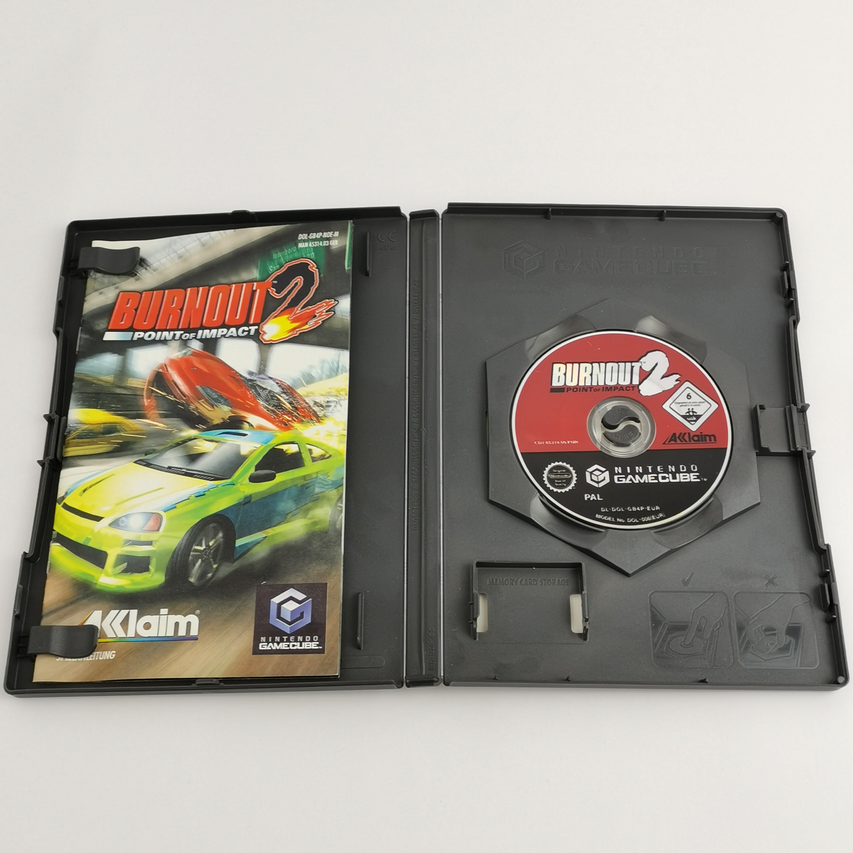 Nintendo Gamecube Spiel : Burnout 2 Point of Impact - Acclaim | dt. PAL - OVP