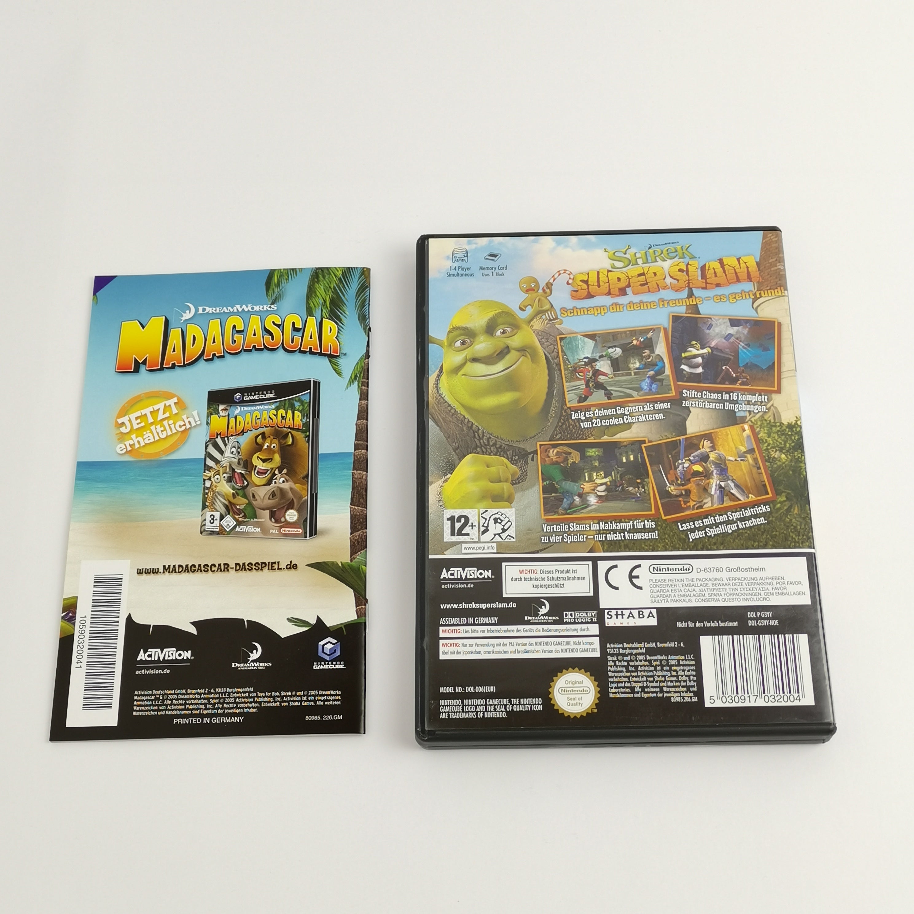 Nintendo Gamecube Spiel : Shrek Super Slam - Activison | dt. PAL Version - OVP