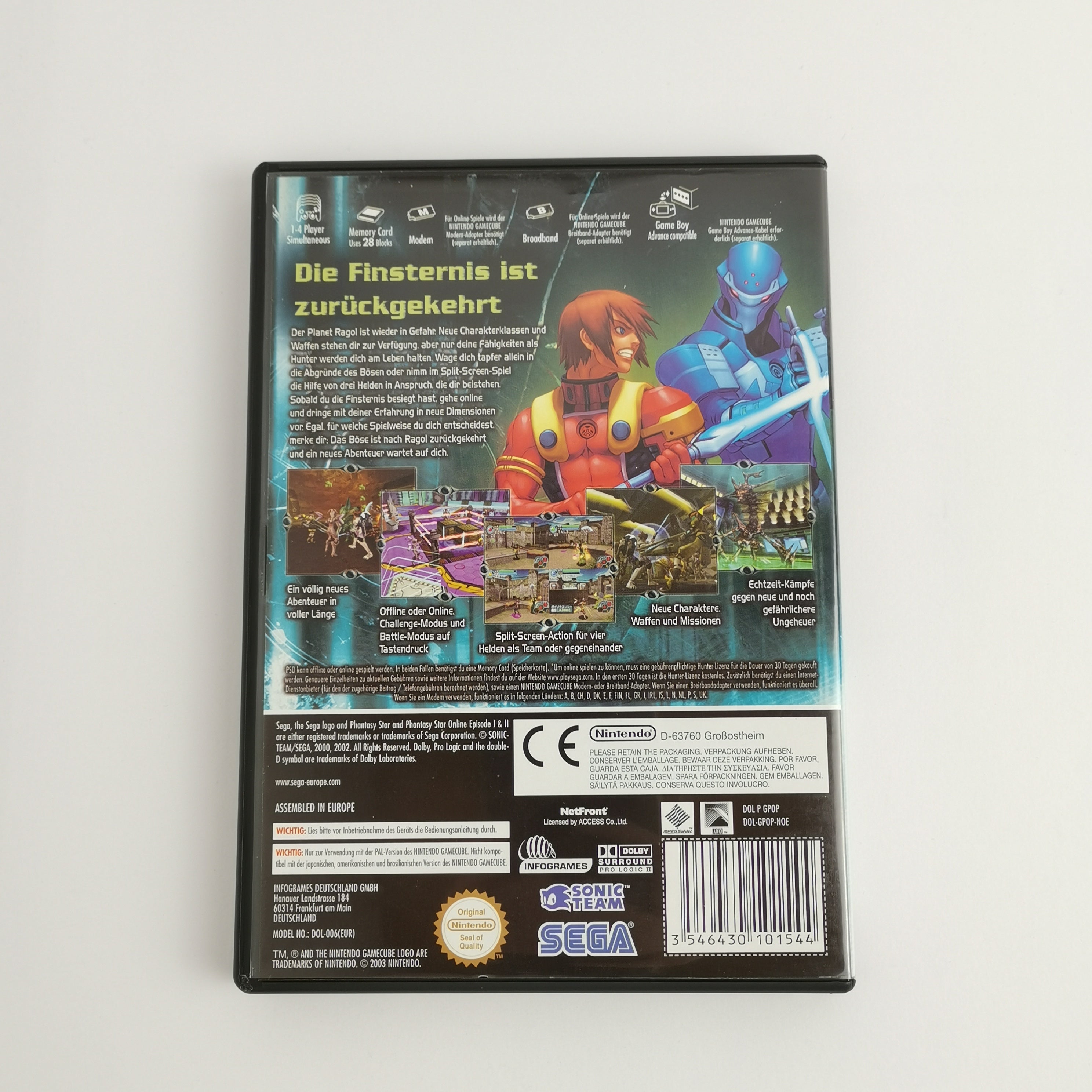 Nintendo Gamecube : Phantasy Star Online Episode I & II | dt. PAL - OVP - SEGA
