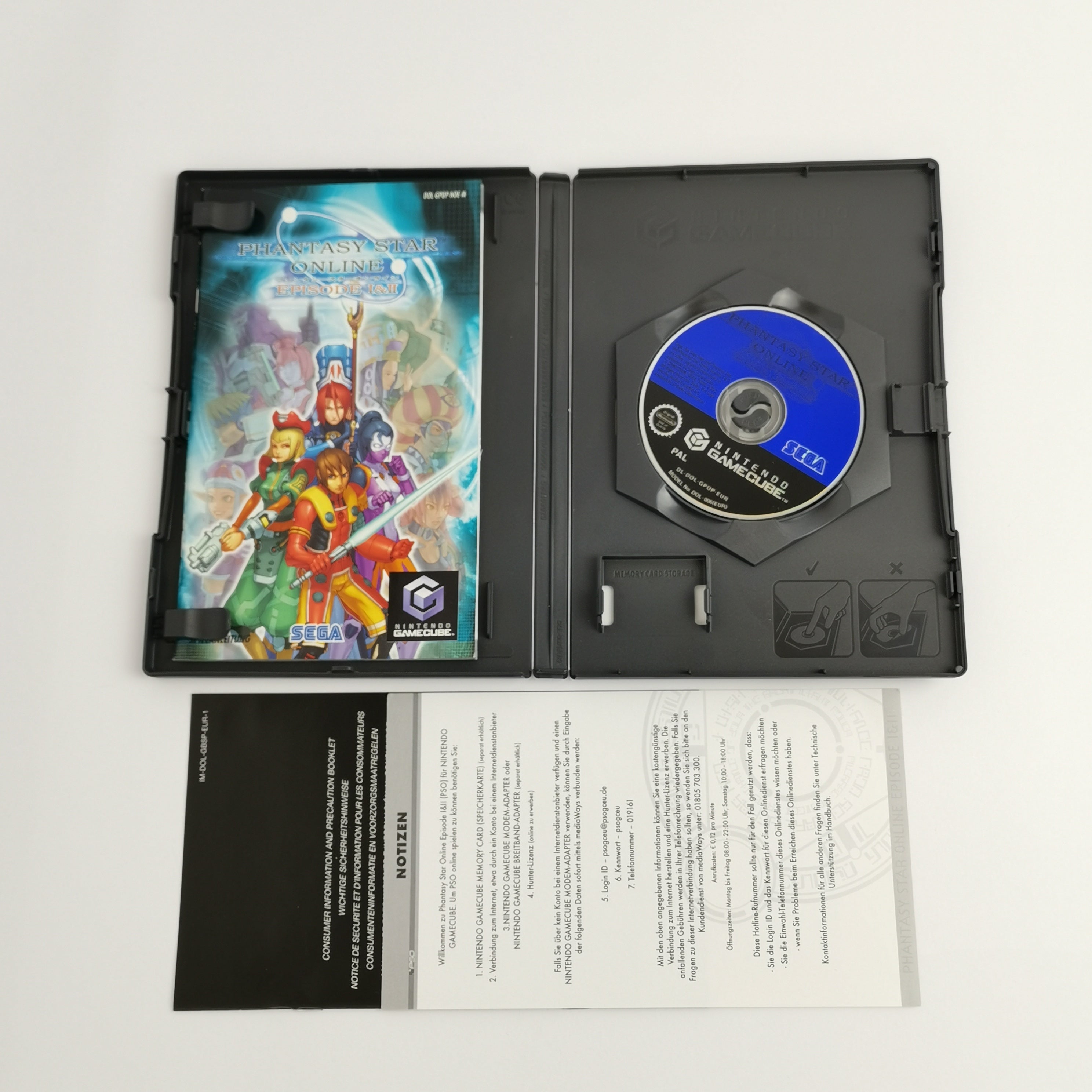 Nintendo Gamecube : Phantasy Star Online Episode I & II | dt. PAL - OVP - SEGA
