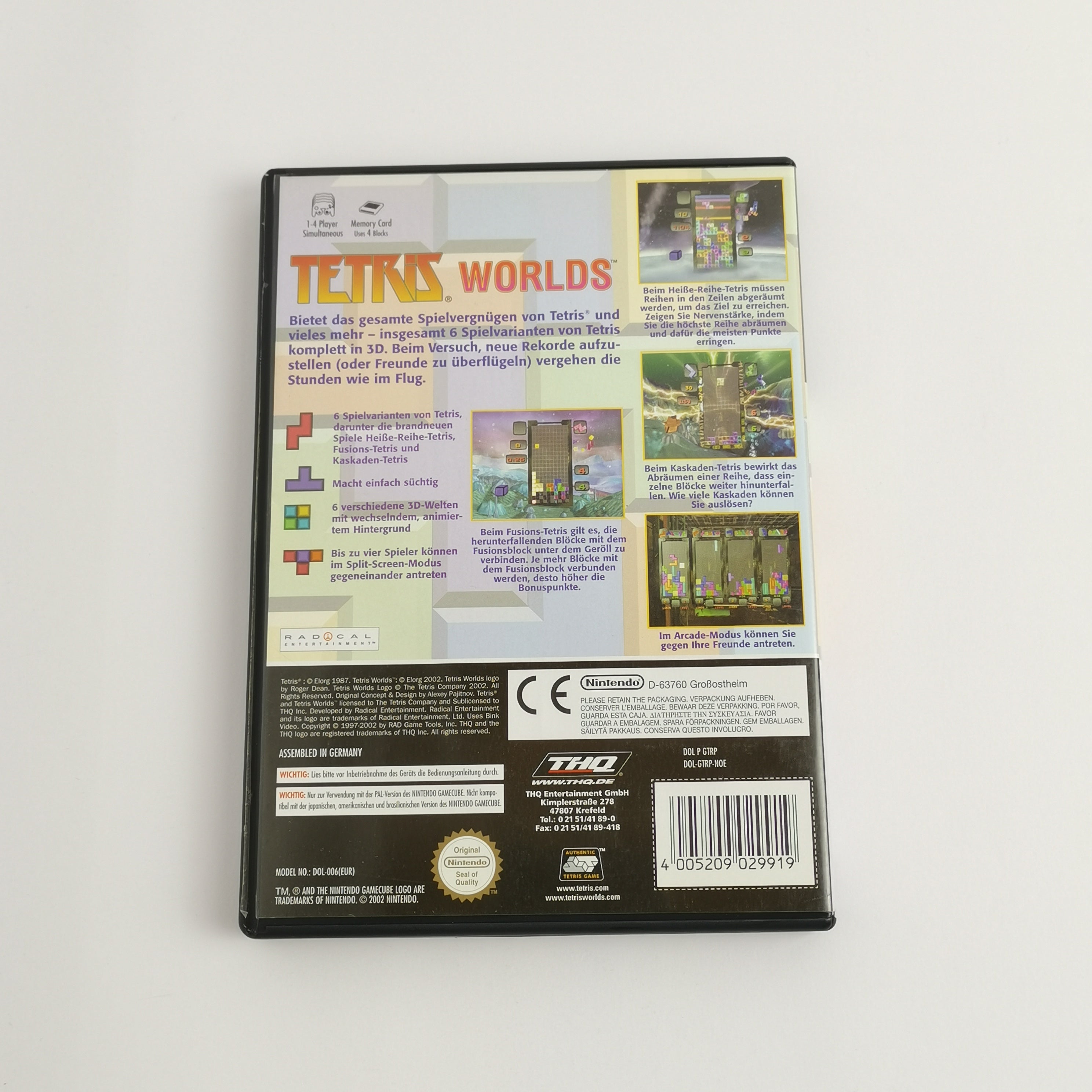 Nintendo Gamecube Spiel : Tetris Worlds | dt. PAL Version - OVP THQ