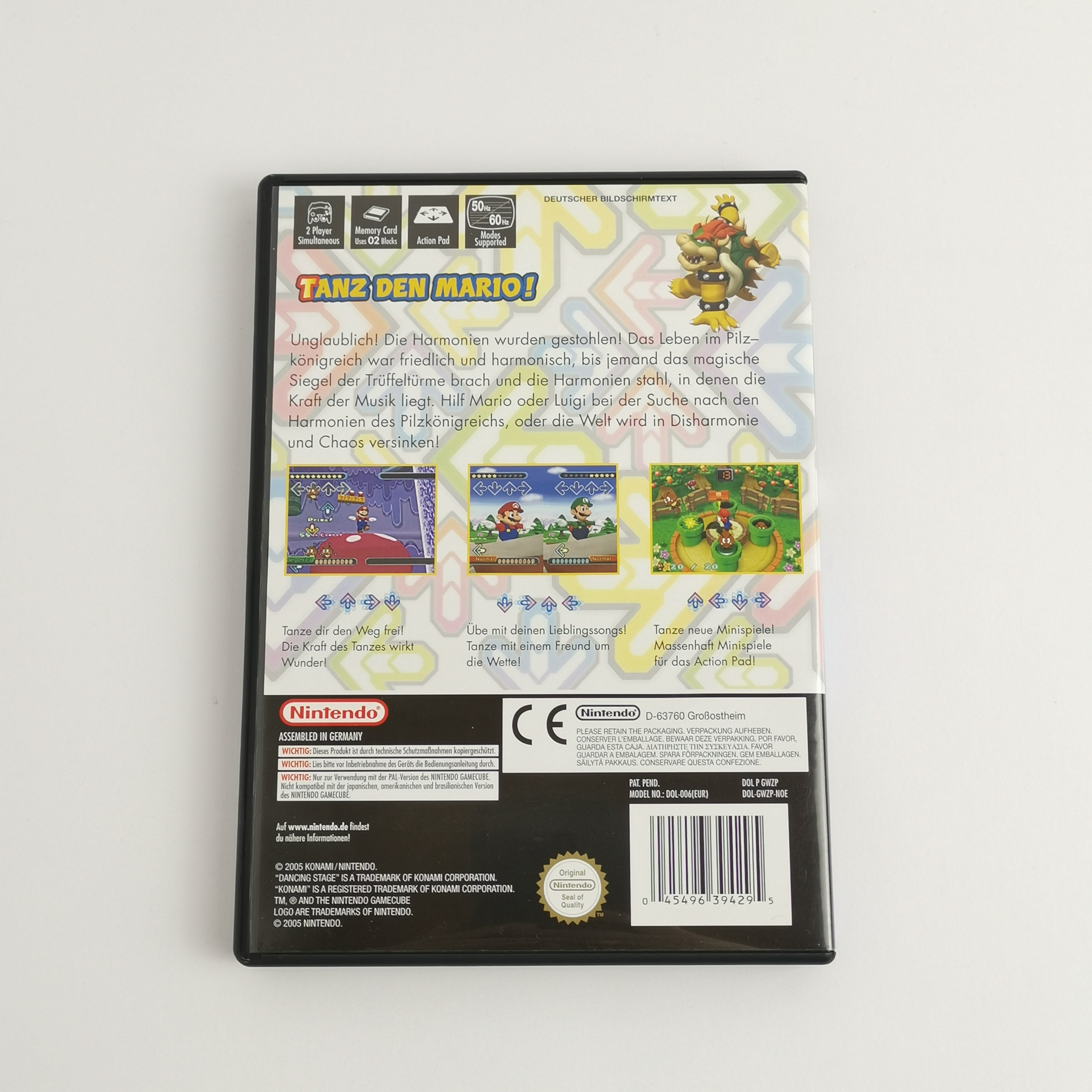 Nintendo Gamecube Spiel : Dancing Stage Mario Mix | dt. PAL Version - OVP Konami