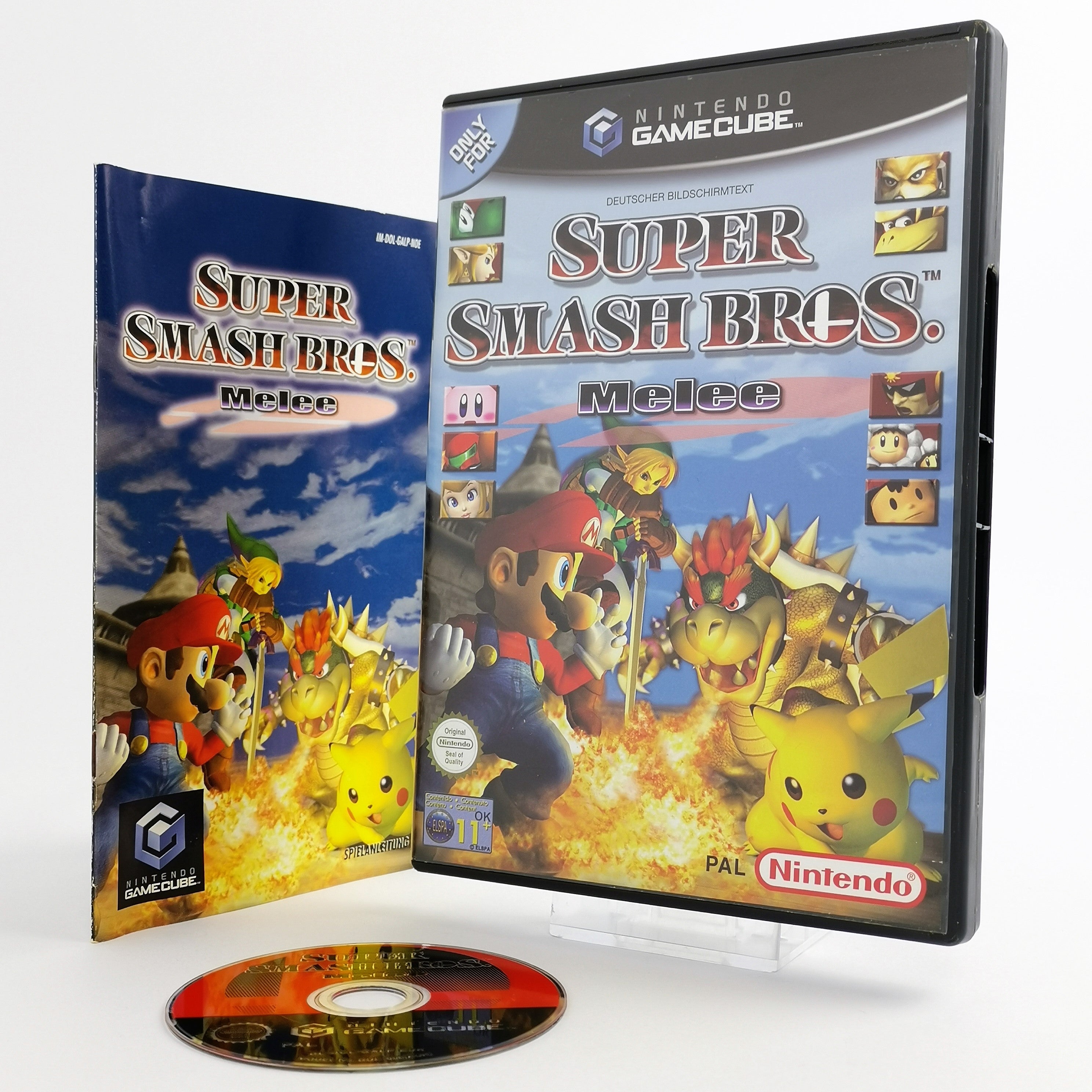 Nintendo Gamecube Spiel : Super Smash Bros. Melee | dt. PAL Erstauflage - OVP