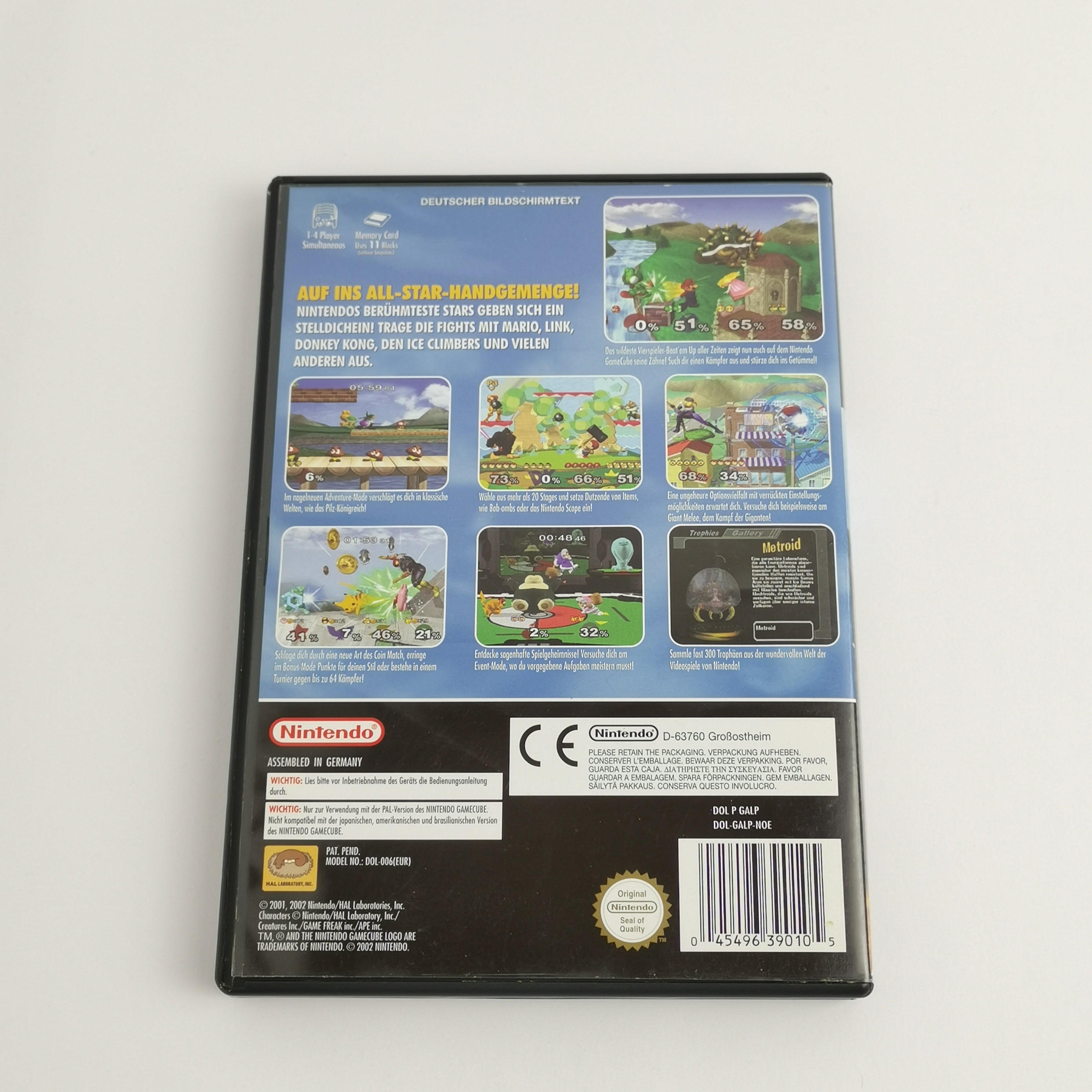 Nintendo Gamecube Spiel : Super Smash Bros. Melee | dt. PAL Erstauflage - OVP