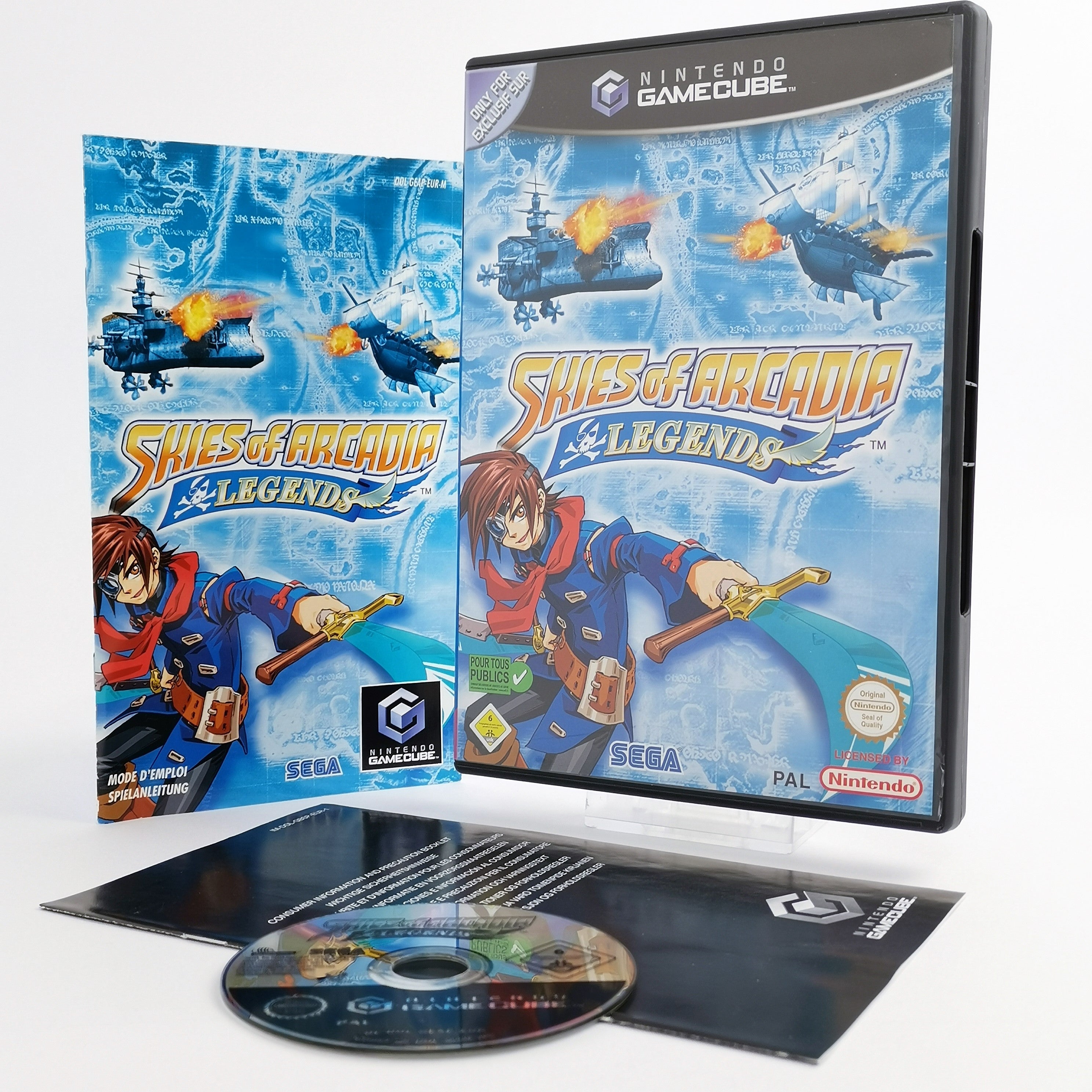 Nintendo Gamecube Spiel : Skies of Arcadia Legends | PAL Version - OVP SEGA