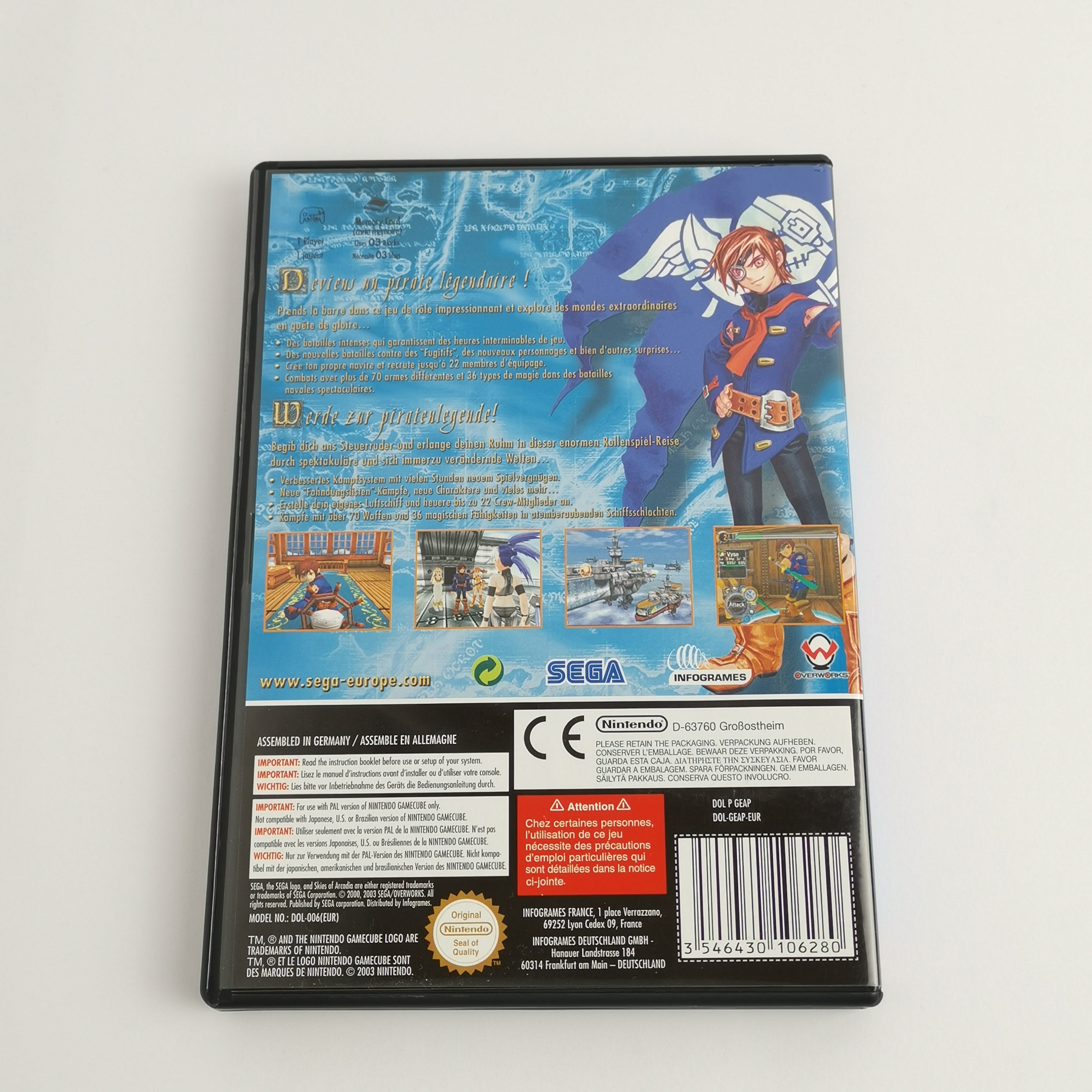 Nintendo Gamecube Spiel : Skies of Arcadia Legends | PAL Version - OVP SEGA