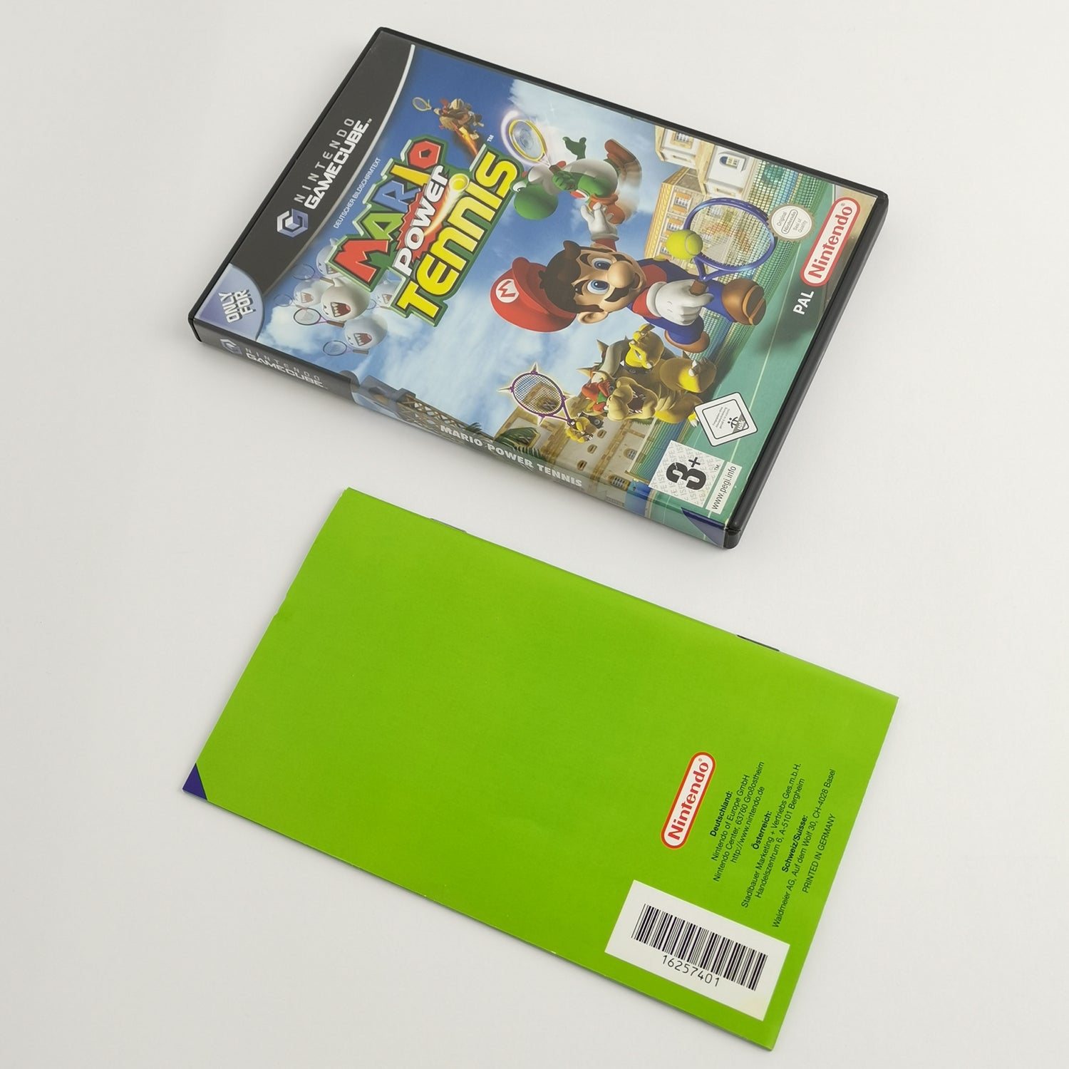Nintendo Gamecube Game: Mario Power Tennis | German PAL version - original packaging