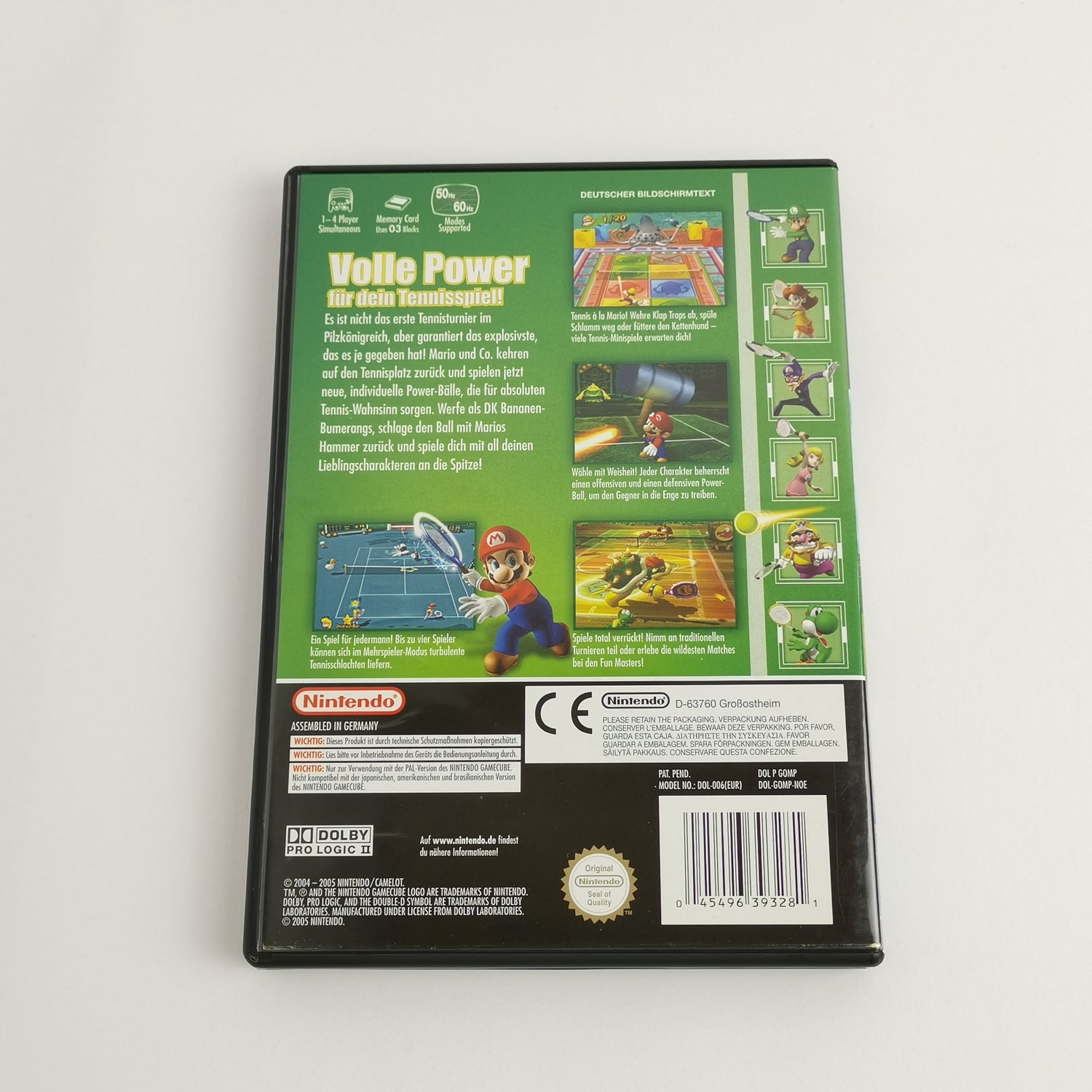 Nintendo Gamecube Spiel : Mario Power Tennis | dt. PAL Version - OVP