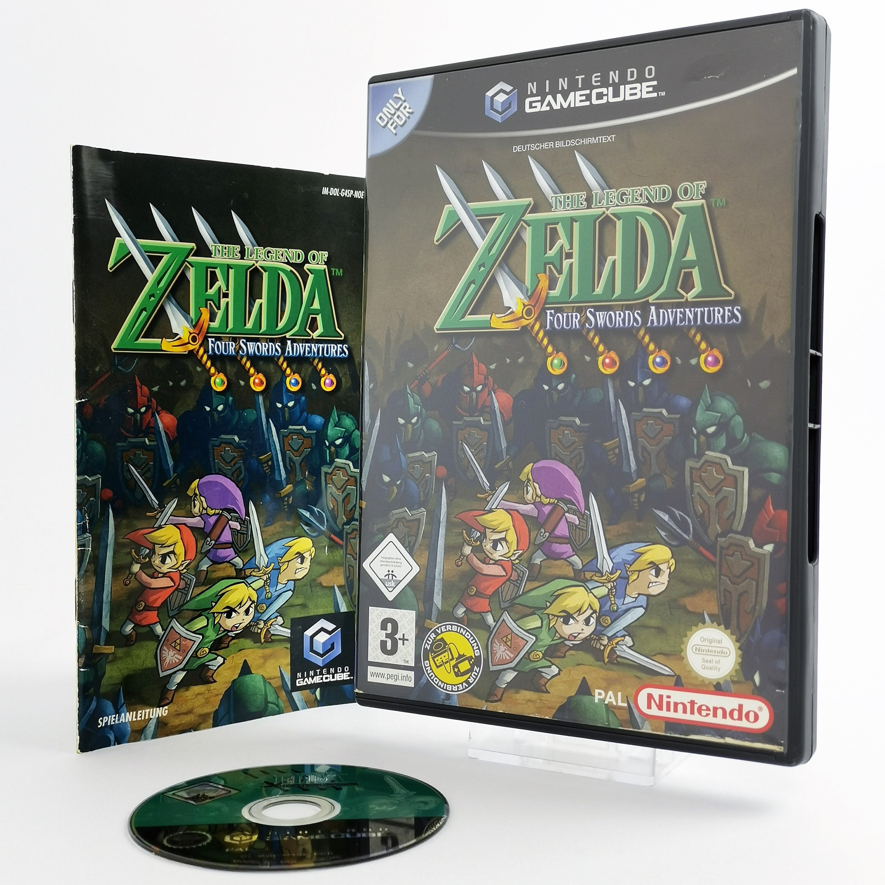 Nintendo Gamecube Spiel : The Legend of Zelda Four Swords Adventures | PAL - OVP