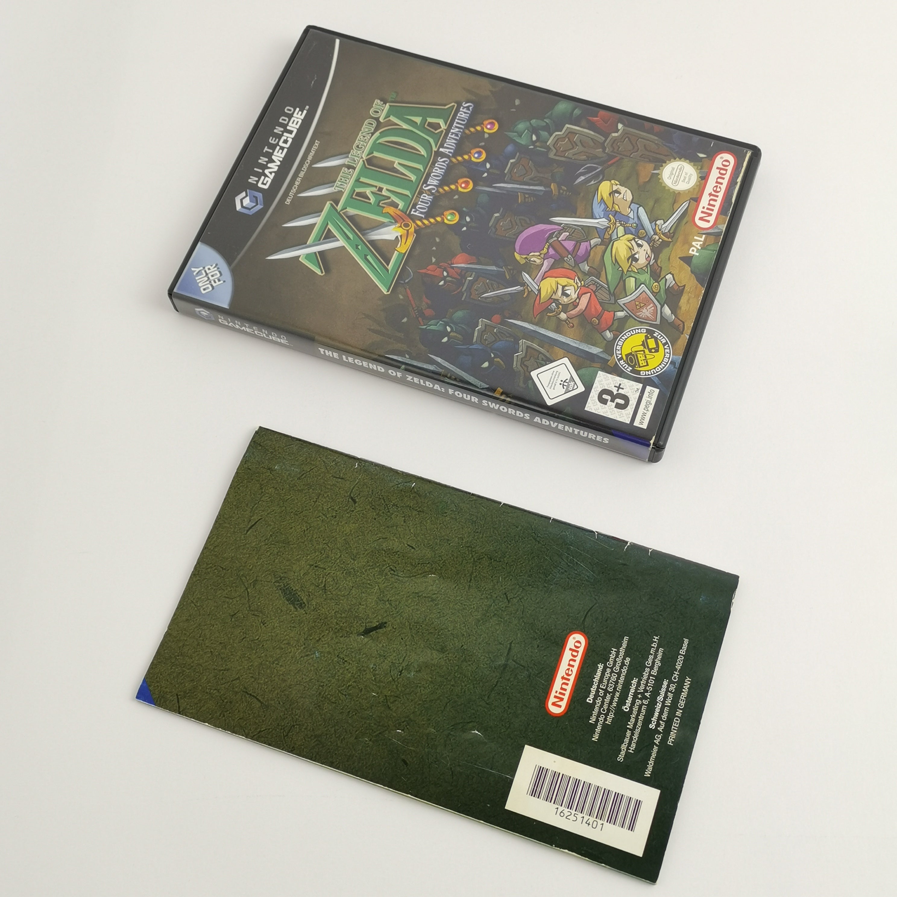 Nintendo Gamecube Spiel : The Legend of Zelda Four Swords Adventures | PAL - OVP