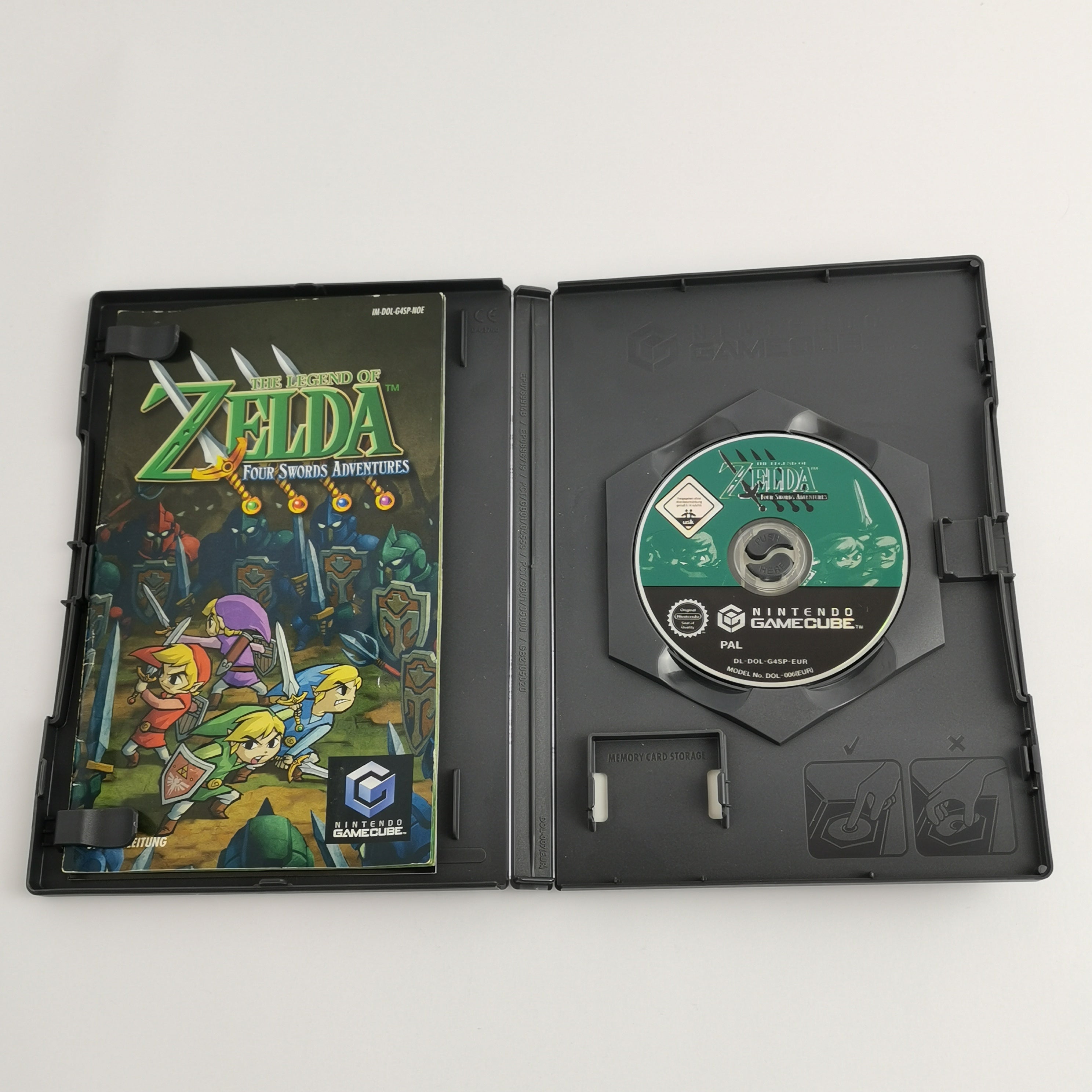 Nintendo Gamecube Spiel : The Legend of Zelda Four Swords Adventures | PAL - OVP