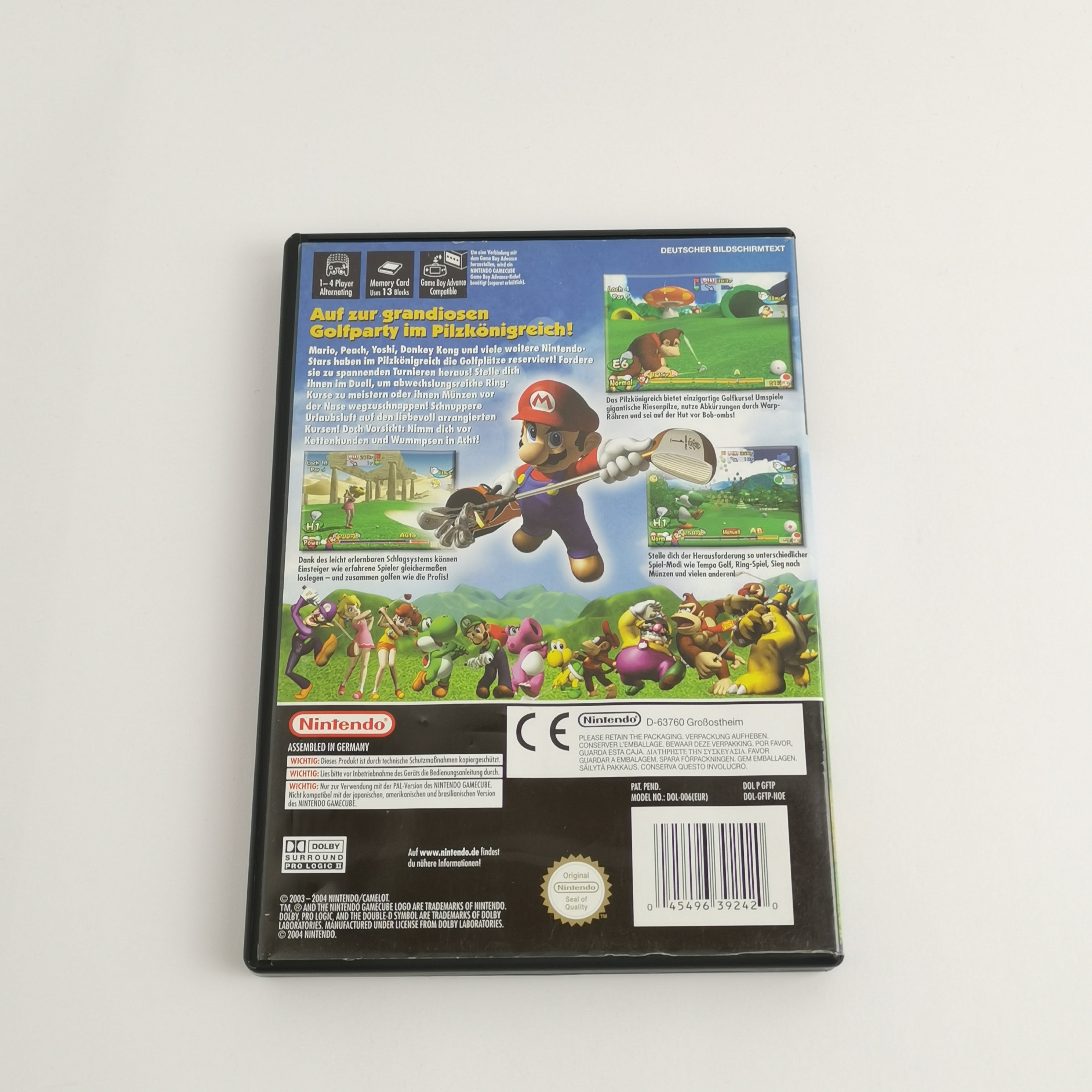 Nintendo Gamecube Spiel : Mario Golf Toadstool Tour | dt. PAL Version - OVP