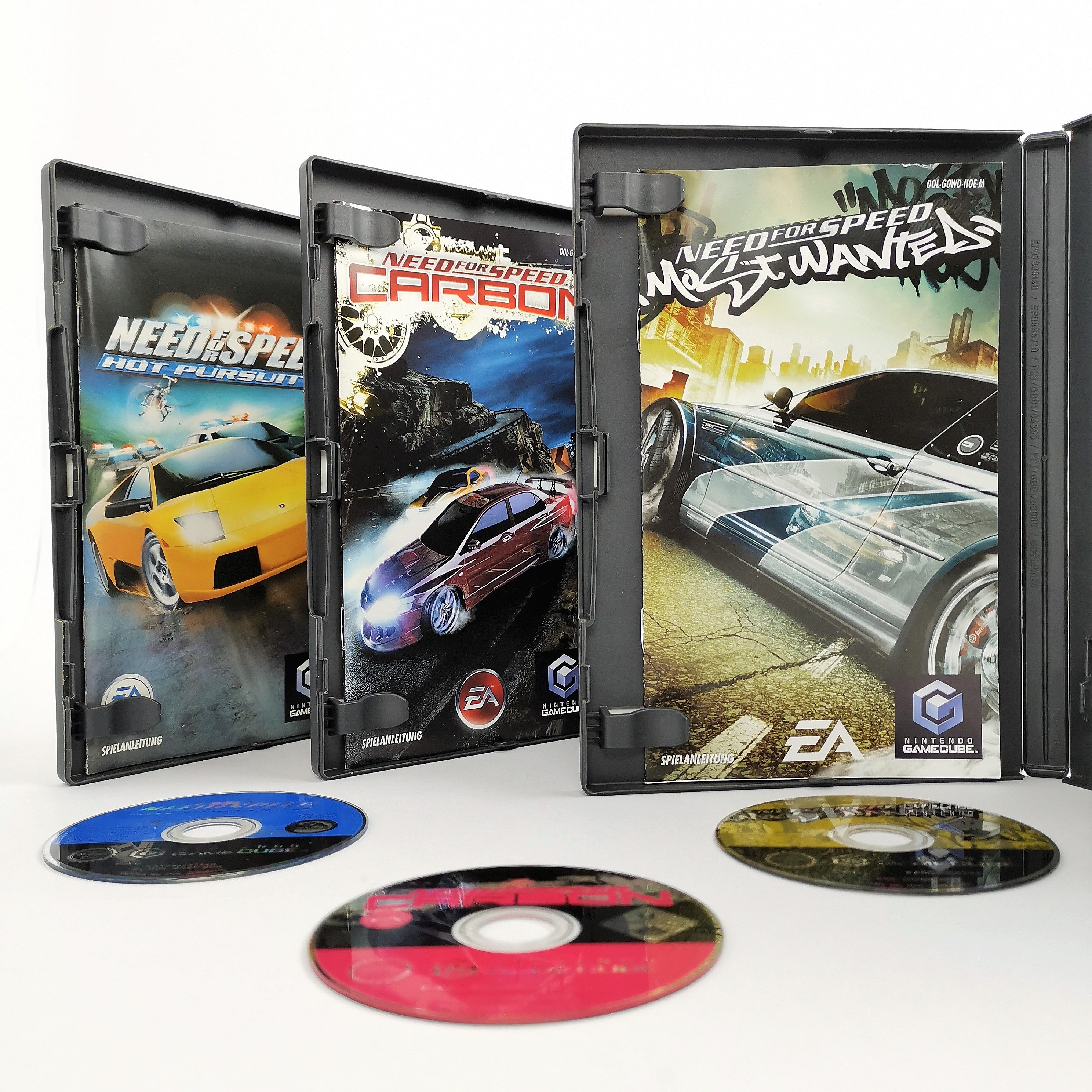 Nintendo Gamecube Spiele : Need for Speed Carbon + Most Wanted + Hot Pursuit 2