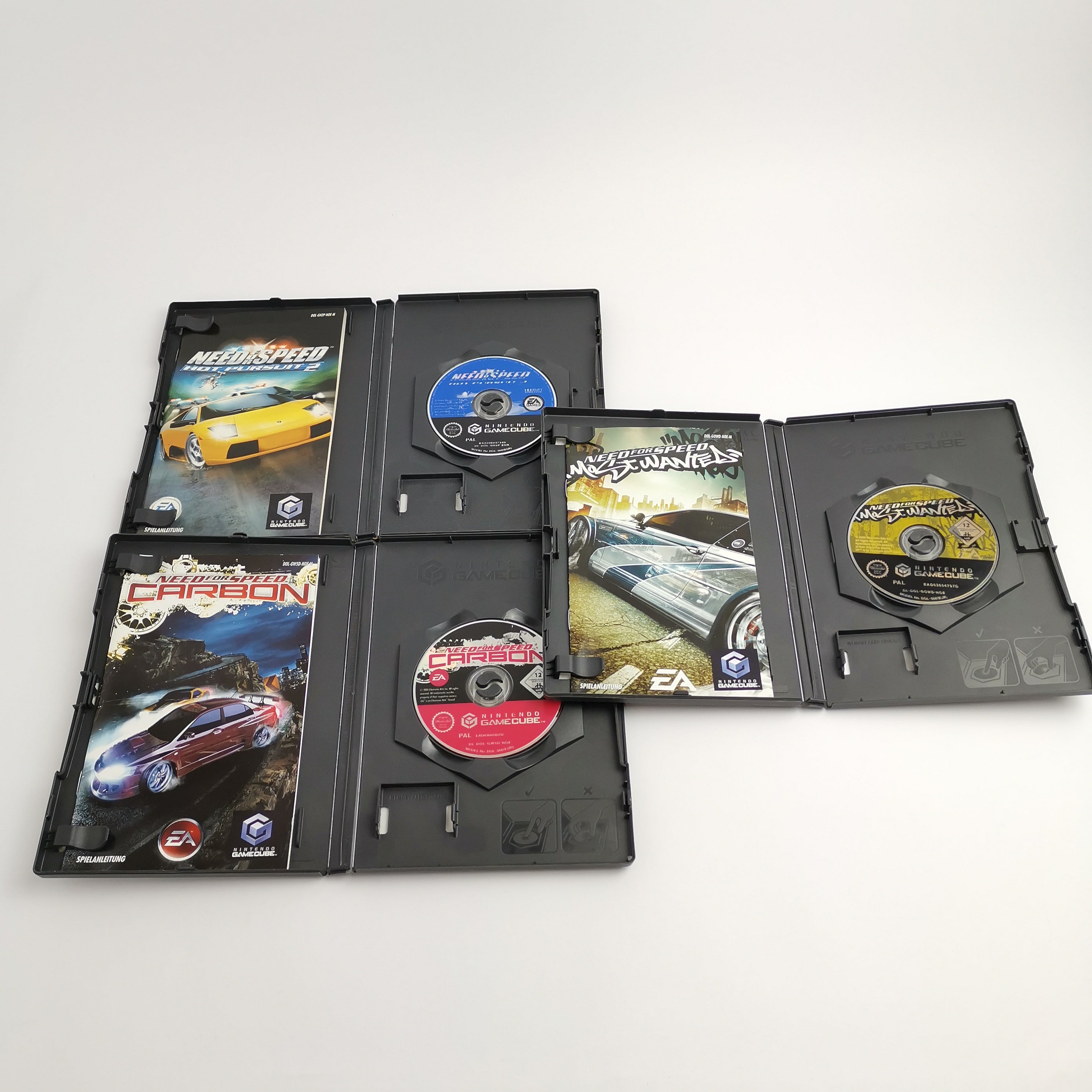 Nintendo Gamecube Spiele : Need for Speed Carbon + Most Wanted + Hot Pursuit 2