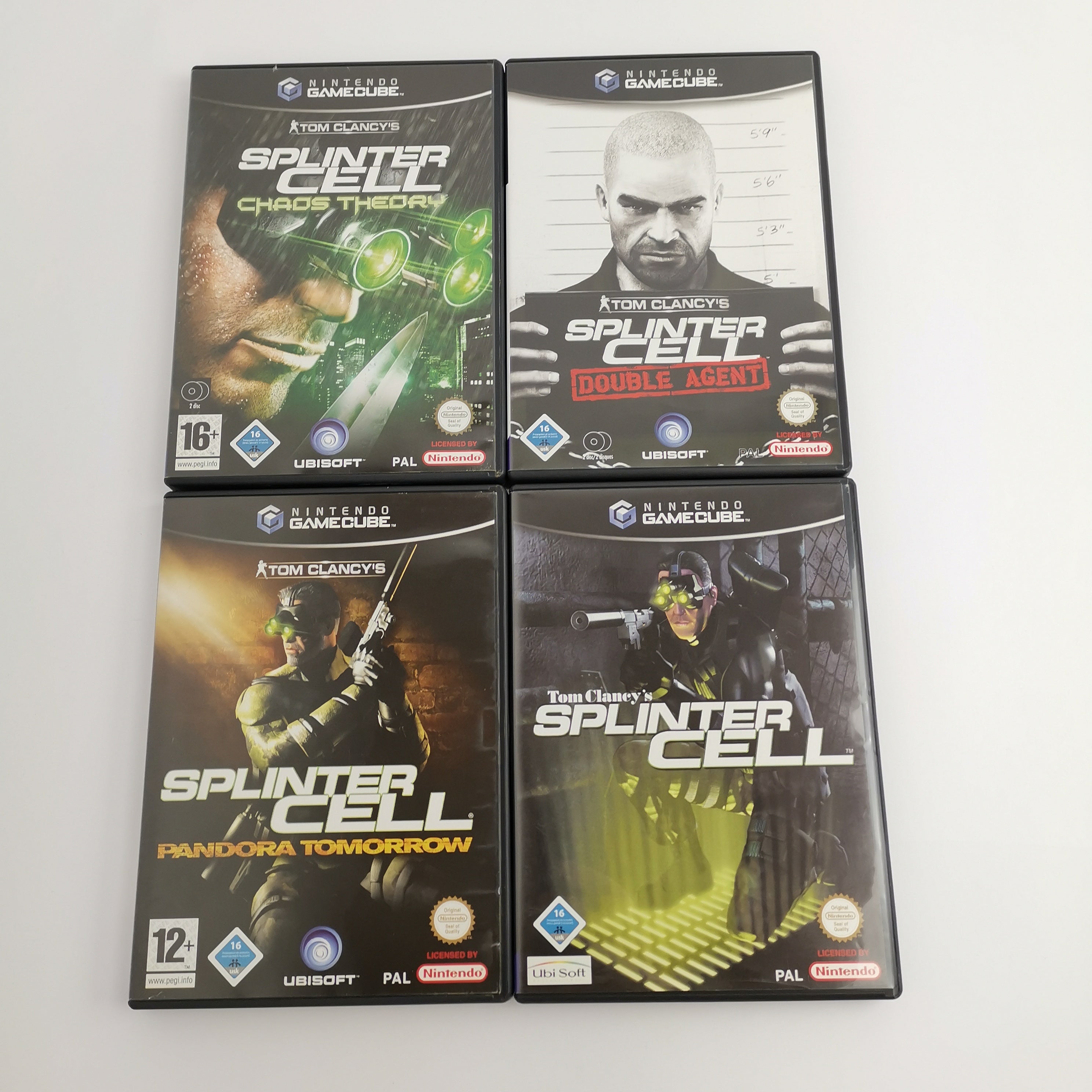 Nintendo Gamecube Spiele : Splinter Cell Bundle | 4 Spiele als Set - Ubisoft PAL