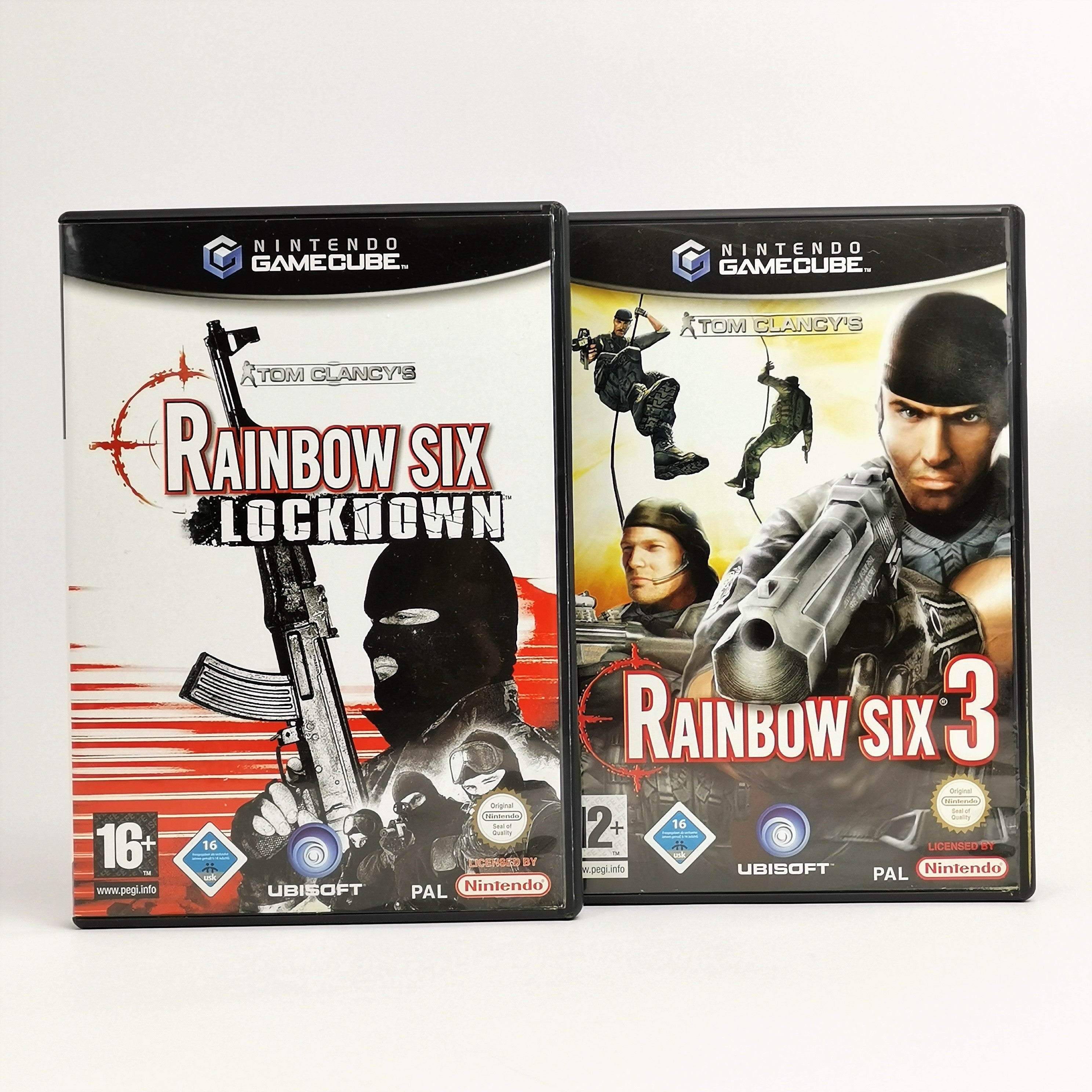 Nintendo Gamecube Spiele : Rainbow Six Lockdown & Rainbow Six 3 | Bundle OVP PAL