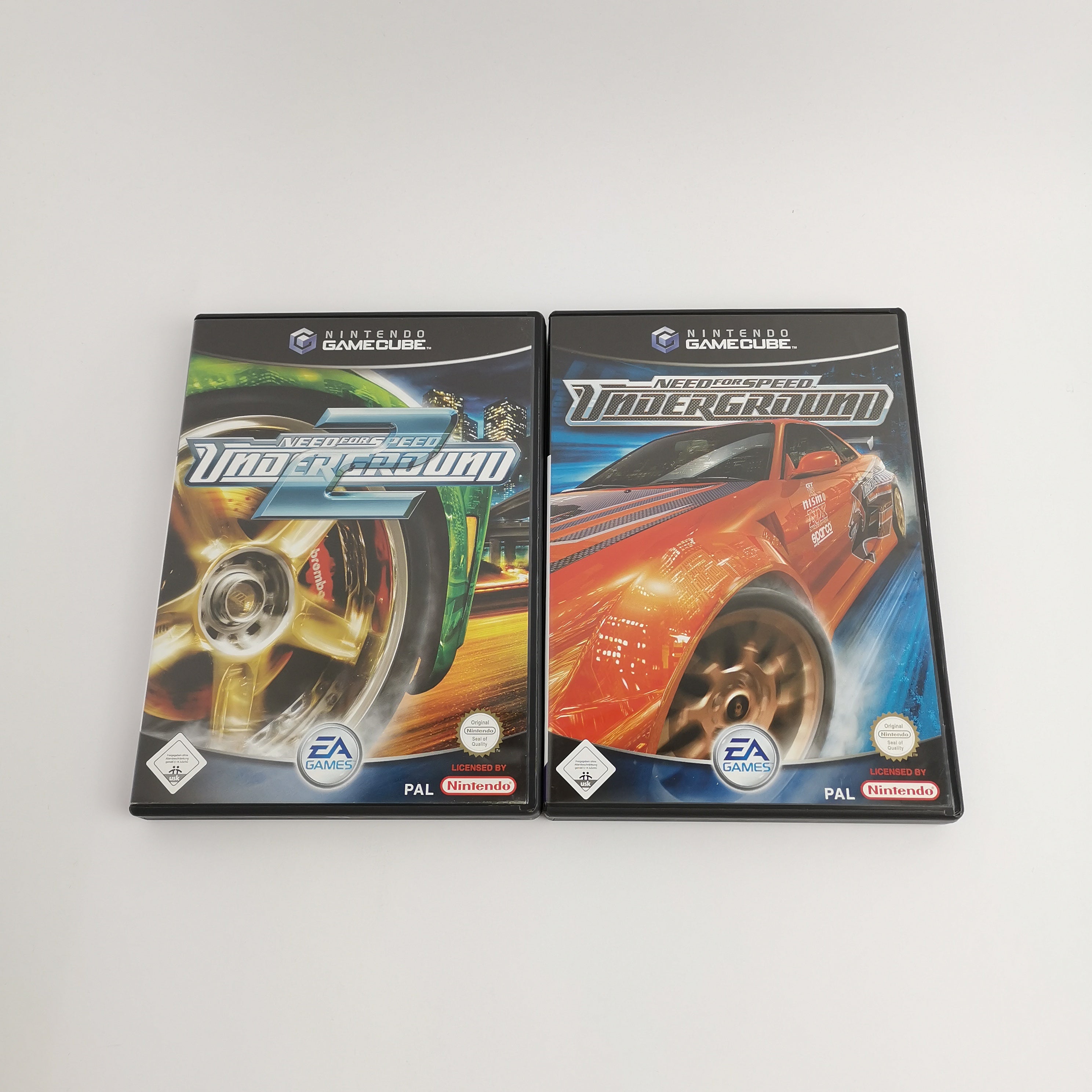 Nintendo Gamecube Spiele : Need for Speed Underground Teil 1 & 2 | OVP PAL
